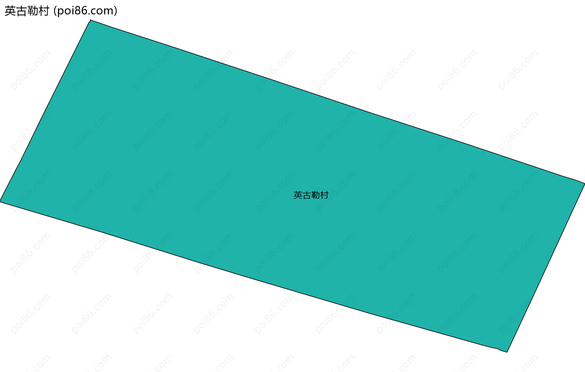 英古勒村边界地图