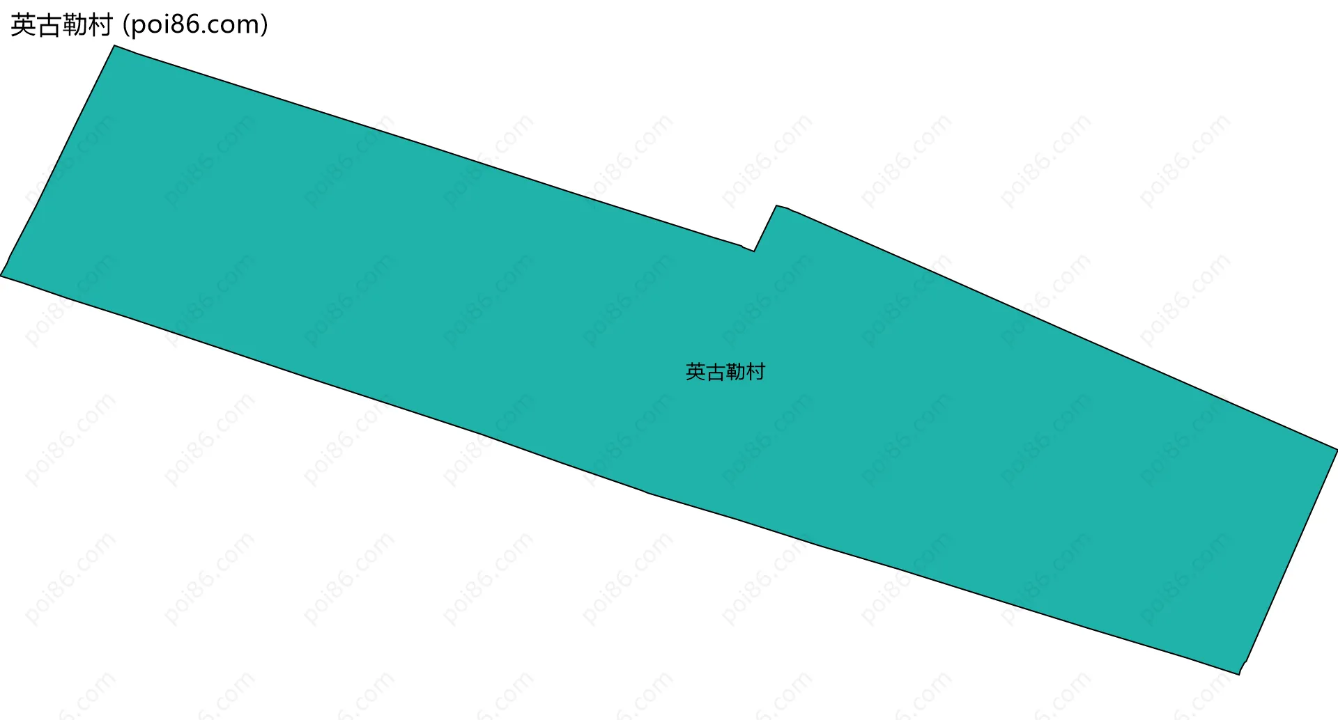 英古勒村边界地图