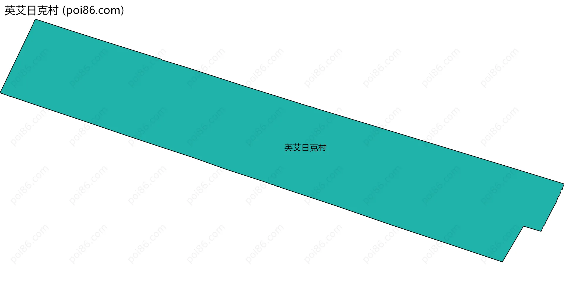 英艾日克村边界地图