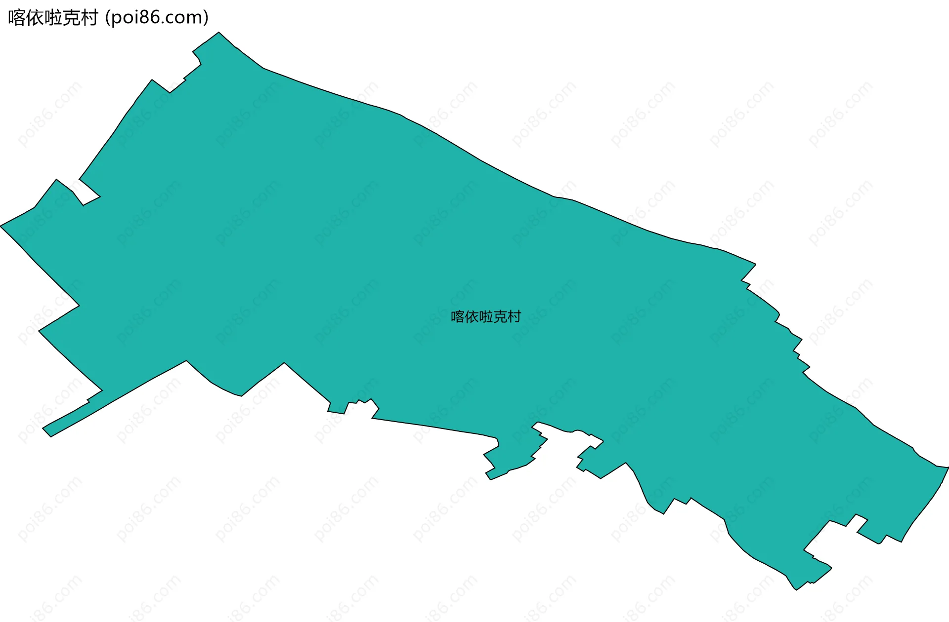 喀依啦克村边界地图