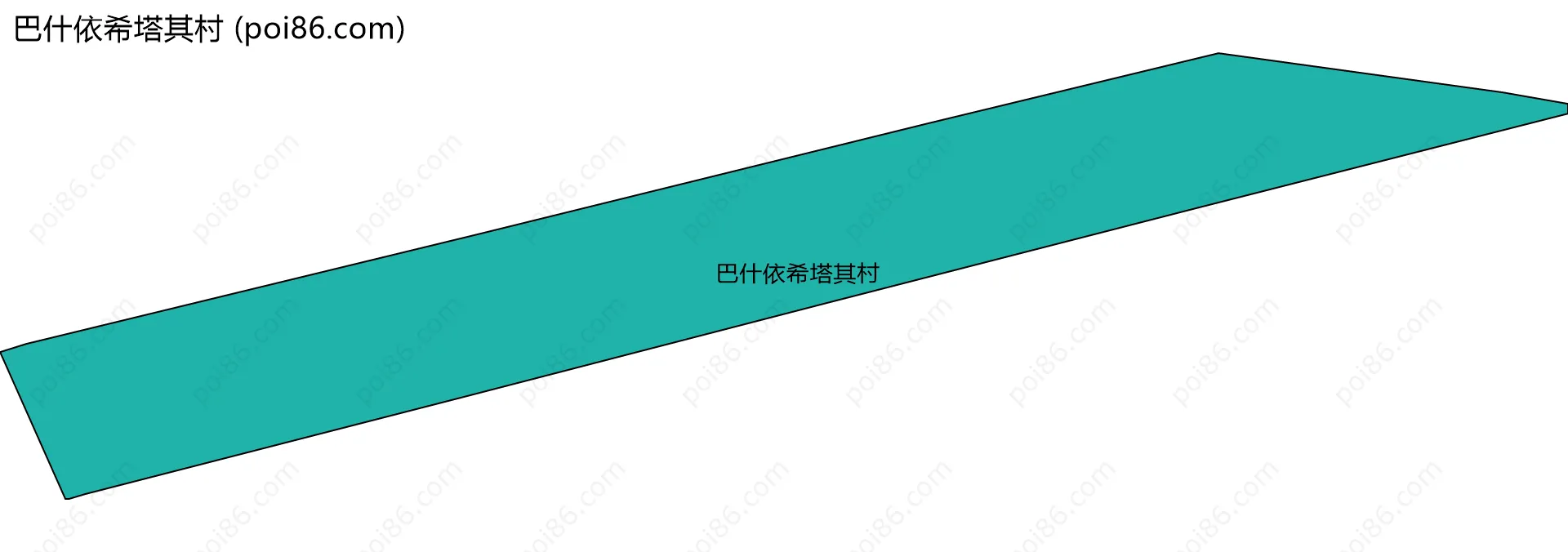 巴什依希塔其村边界地图