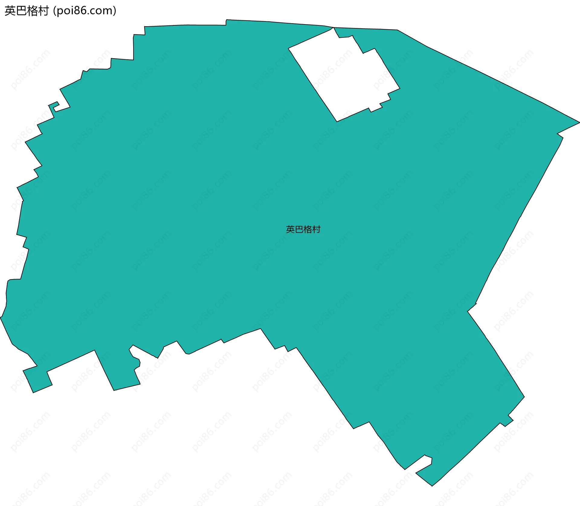 英巴格村边界地图