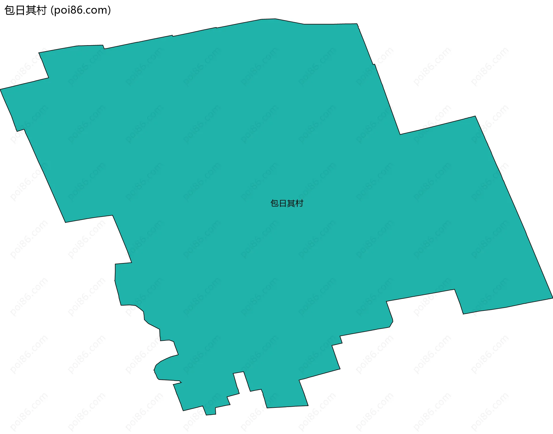 包日其村边界地图