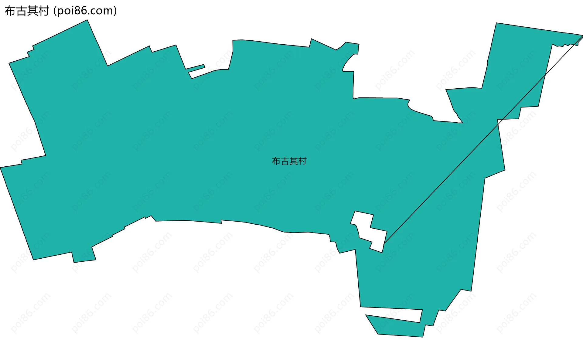布古其村边界地图