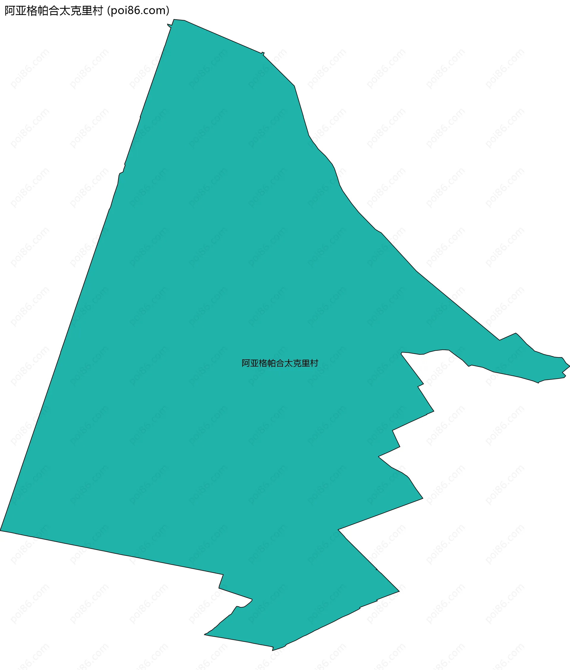 阿亚格帕合太克里村边界地图
