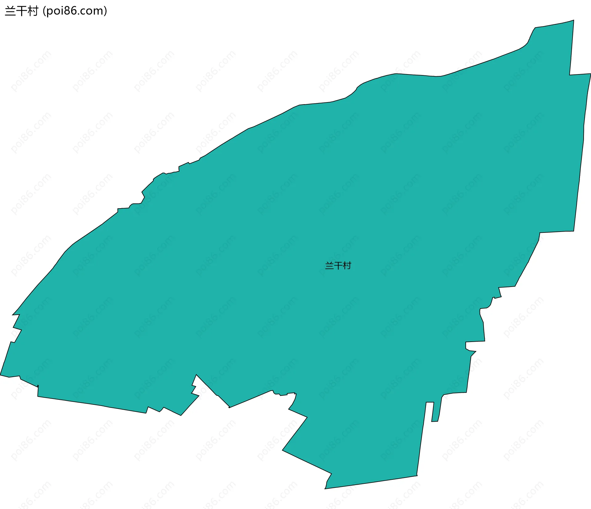 兰干村边界地图