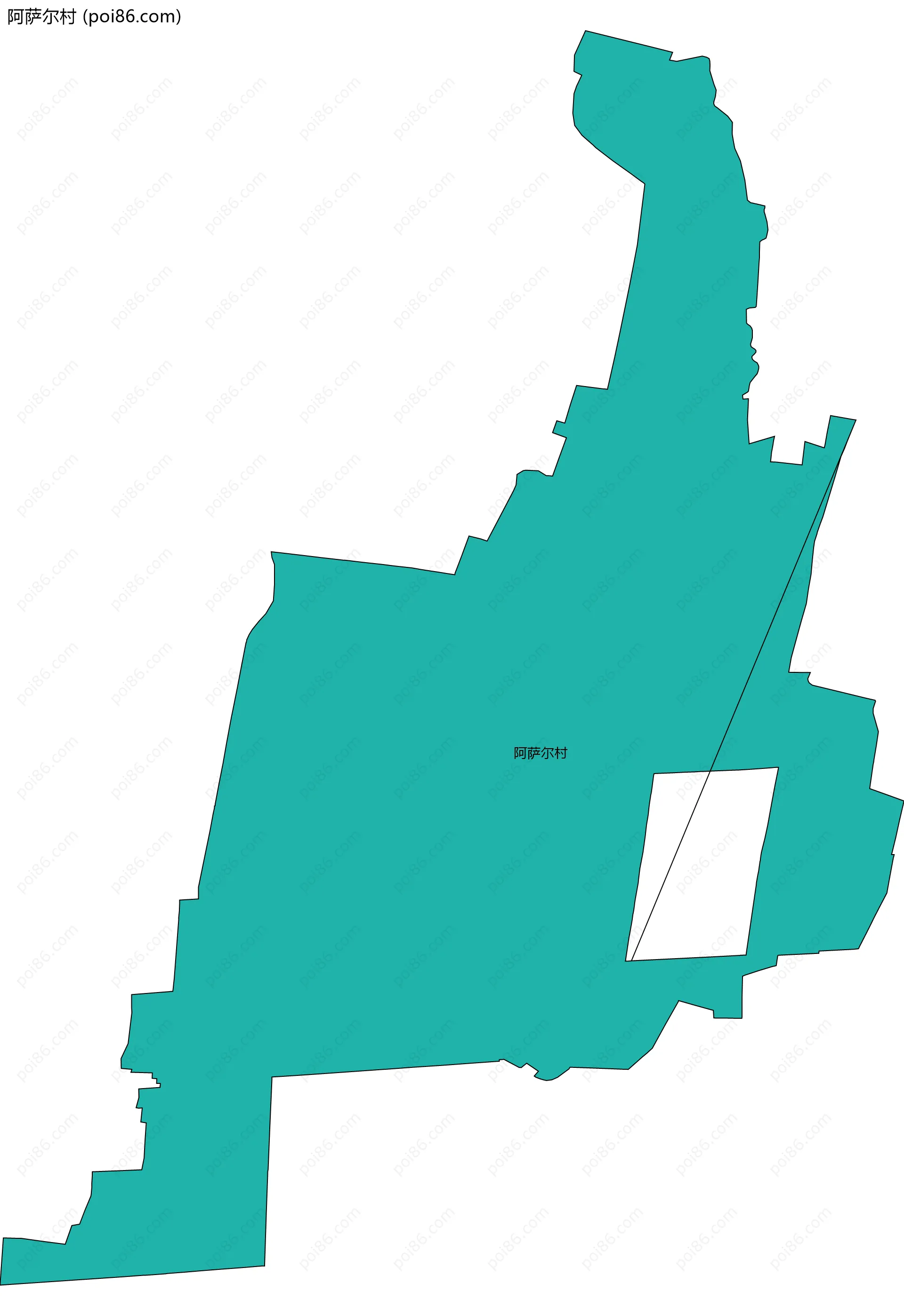 阿萨尔村边界地图