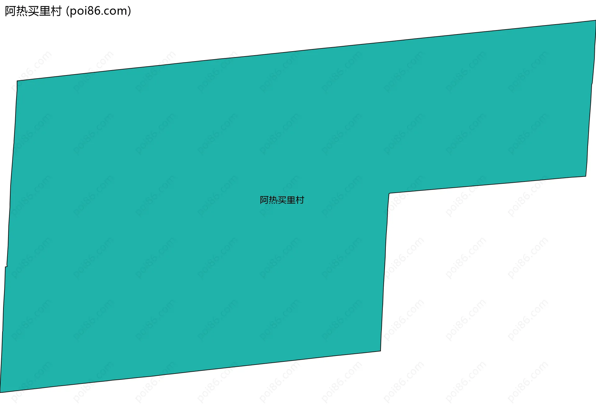 阿热买里村边界地图