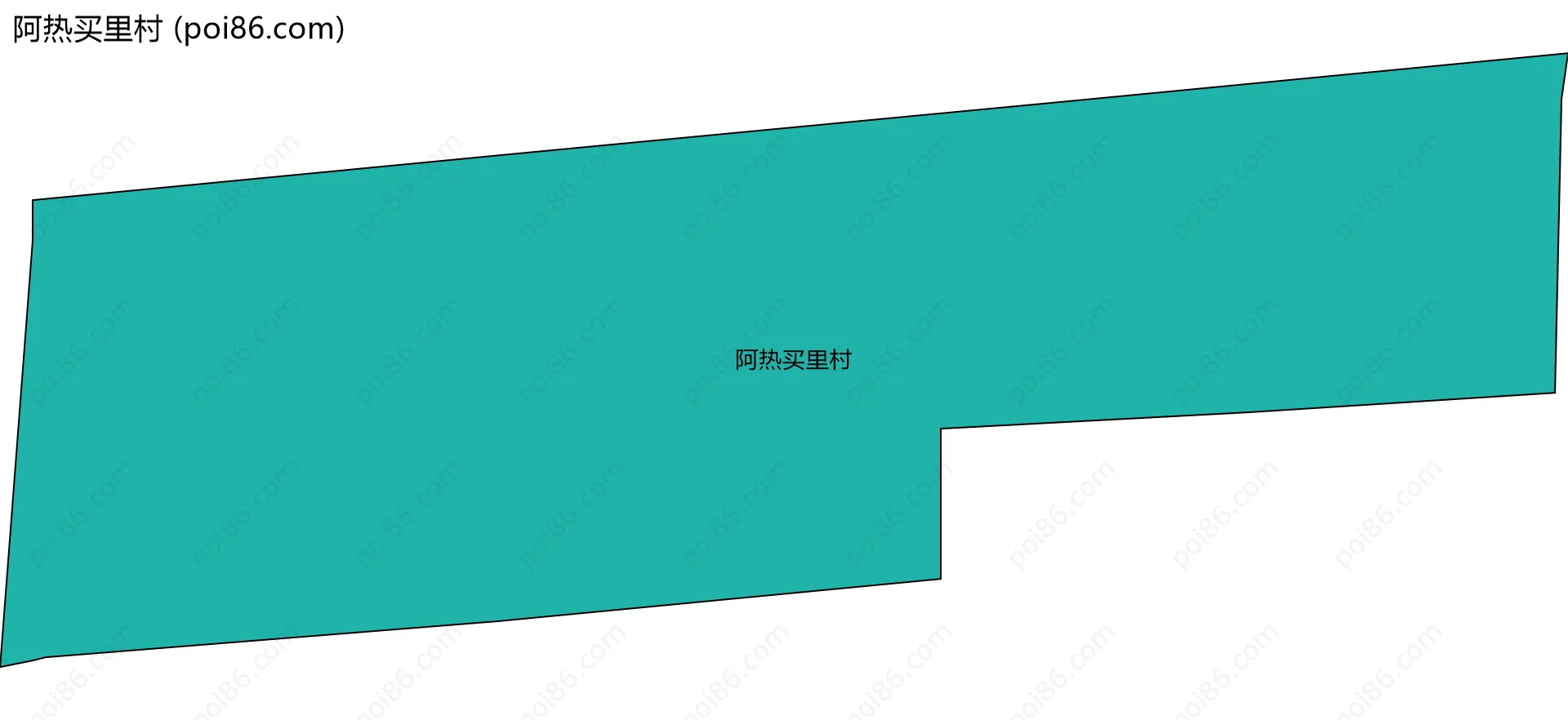 阿热买里村边界地图