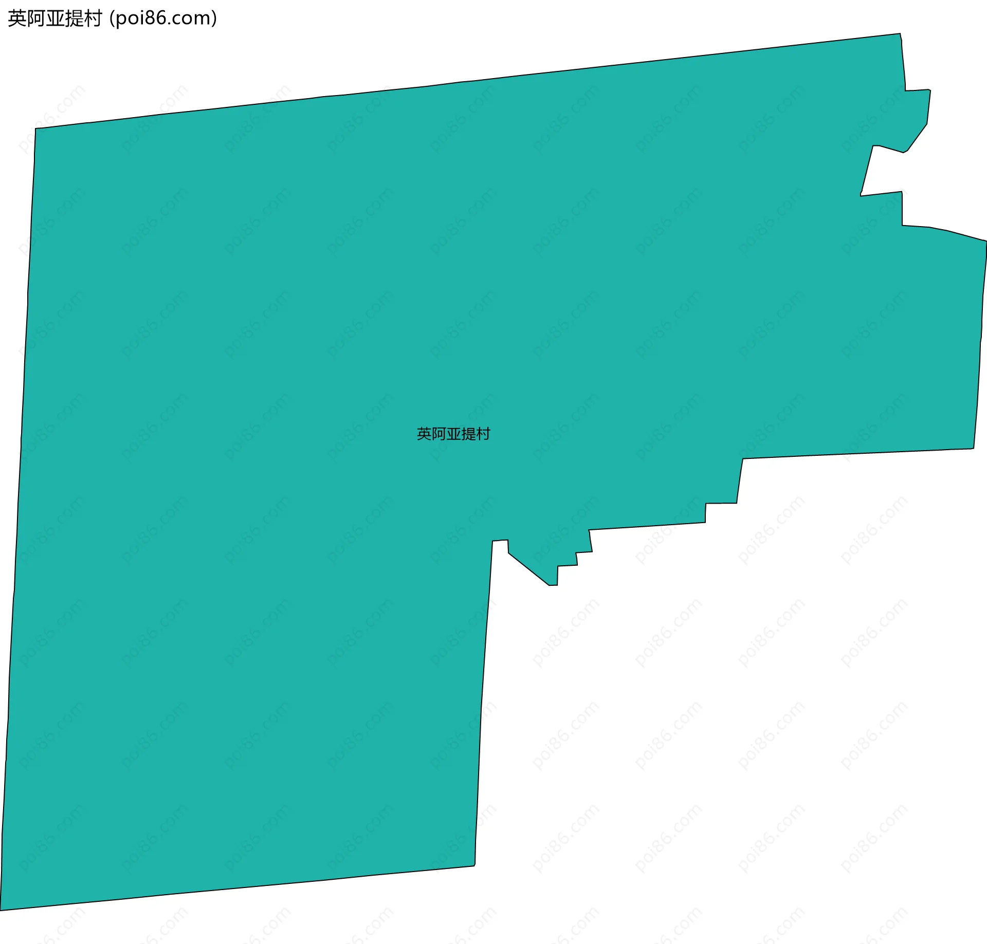英阿亚提村边界地图