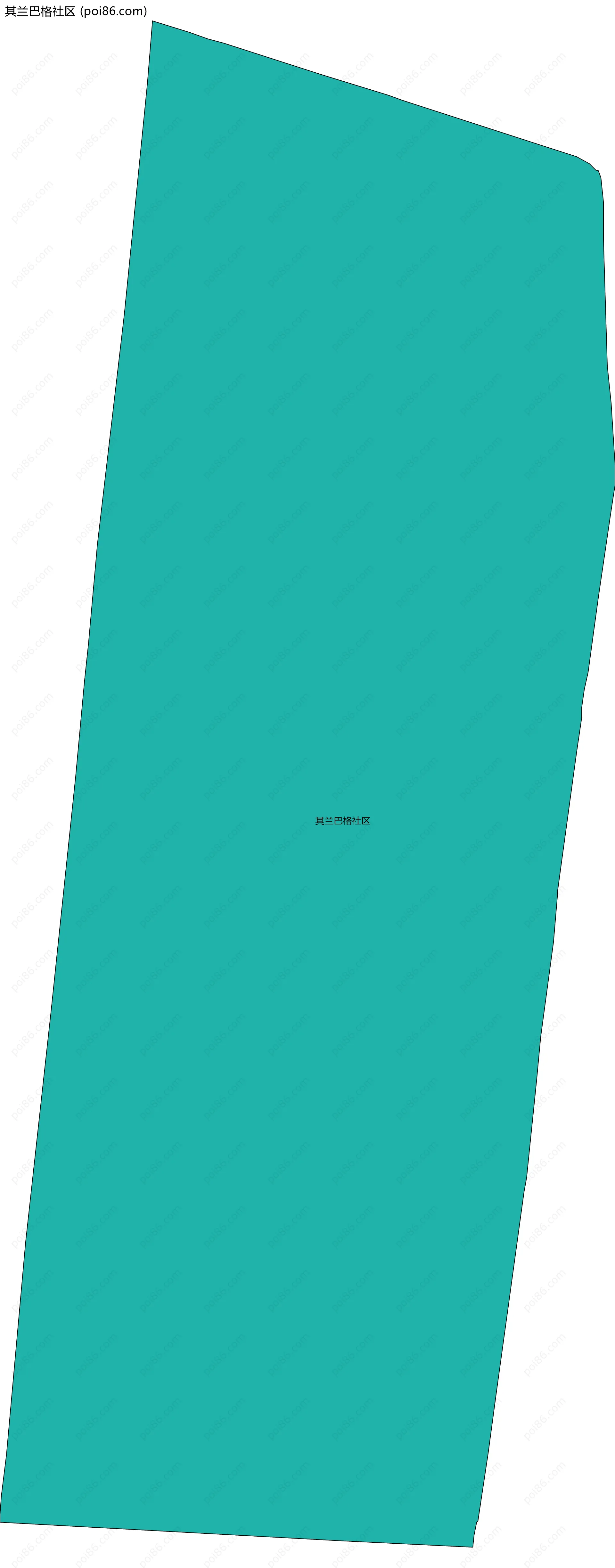 其兰巴格社区边界地图