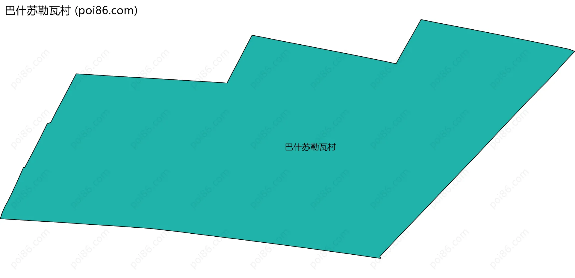 巴什苏勒瓦村边界地图