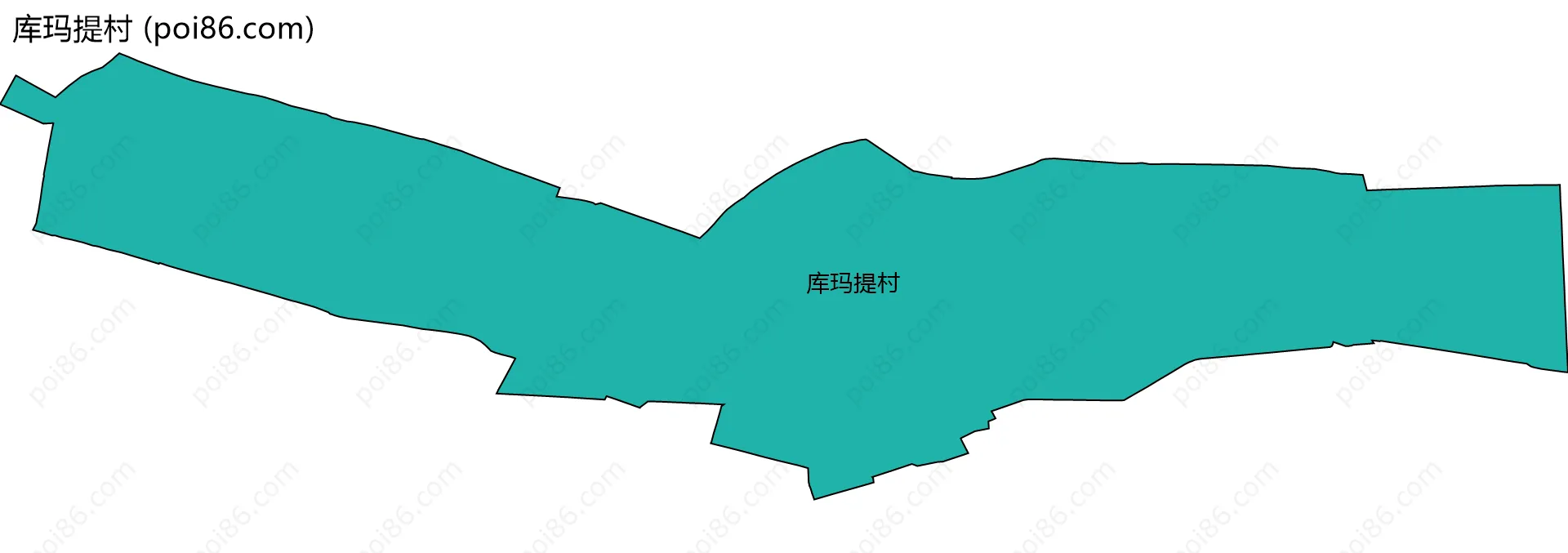 库玛提村边界地图