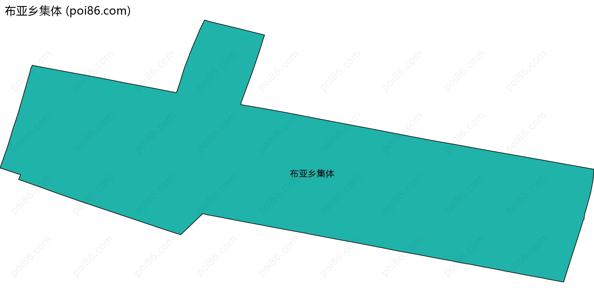 布亚乡集体边界地图
