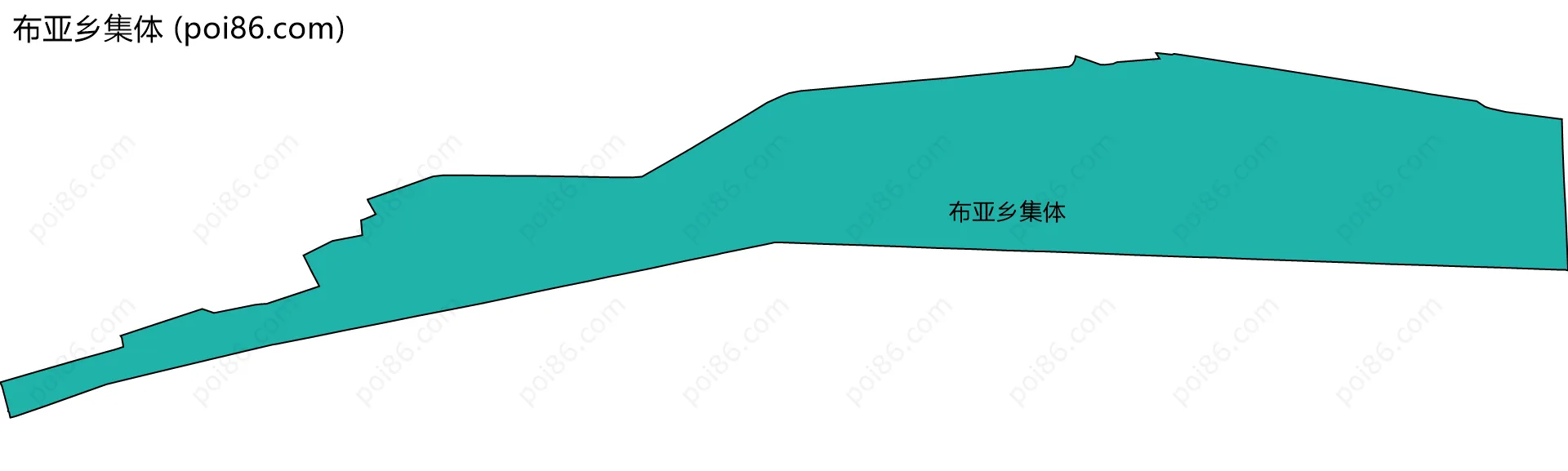 布亚乡集体边界地图