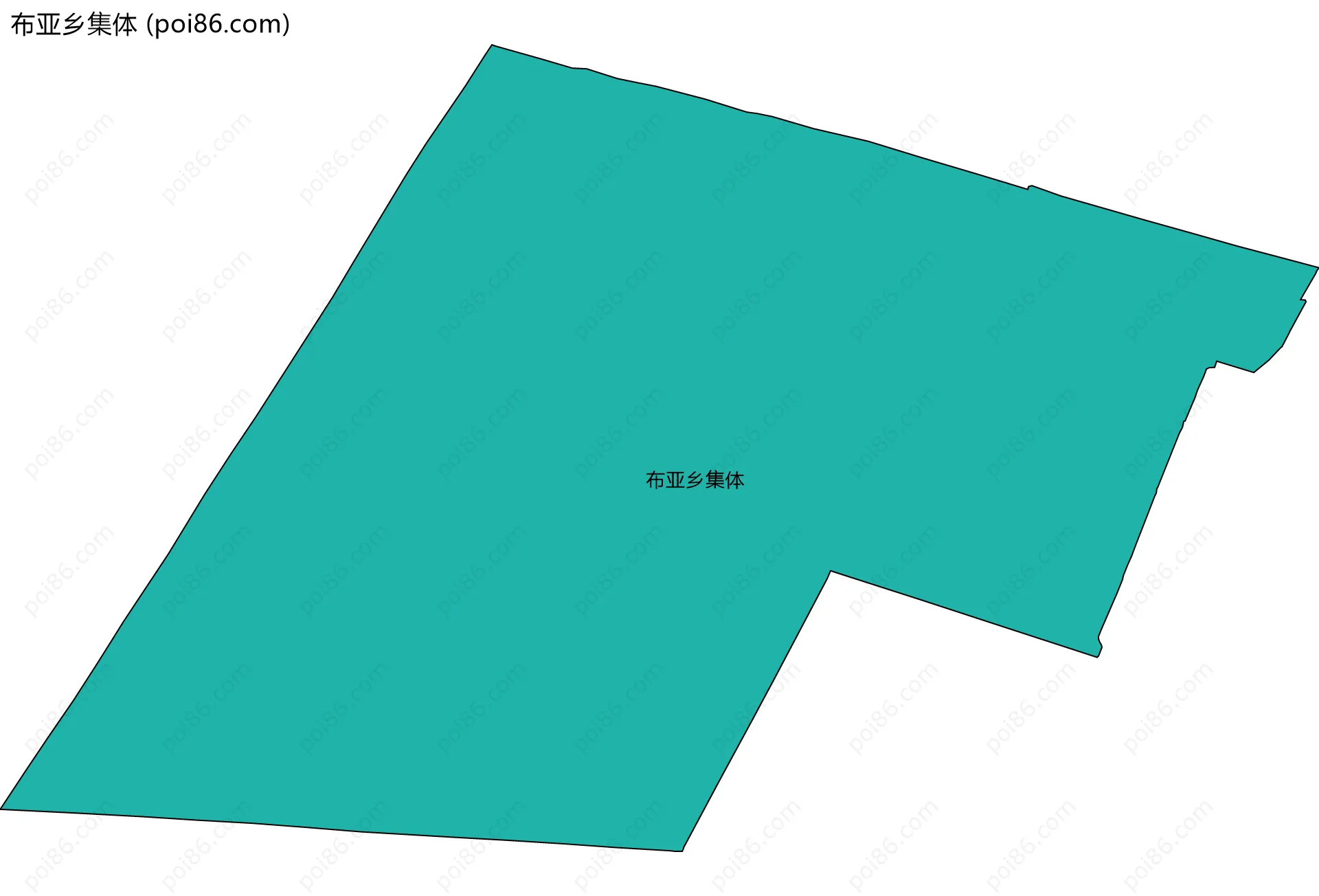 布亚乡集体边界地图