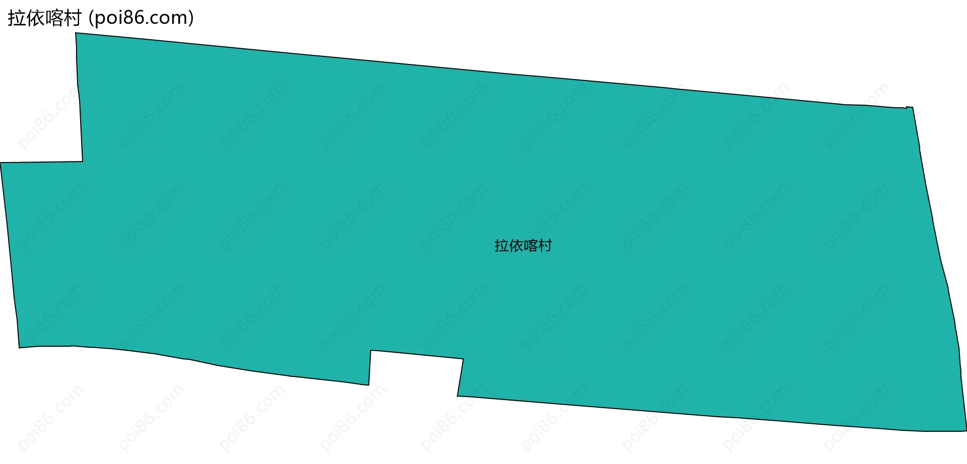 拉依喀村边界地图