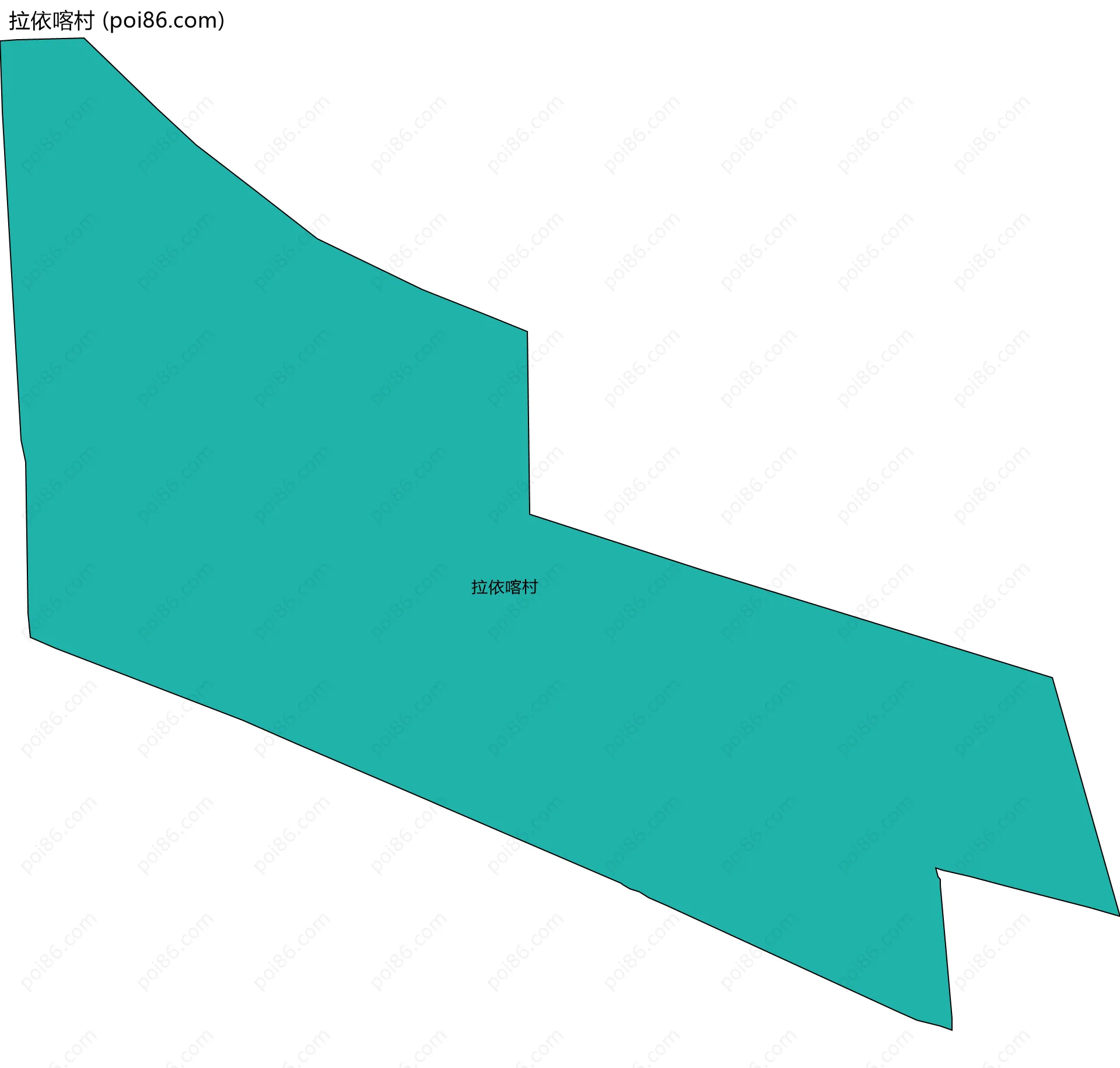 拉依喀村边界地图