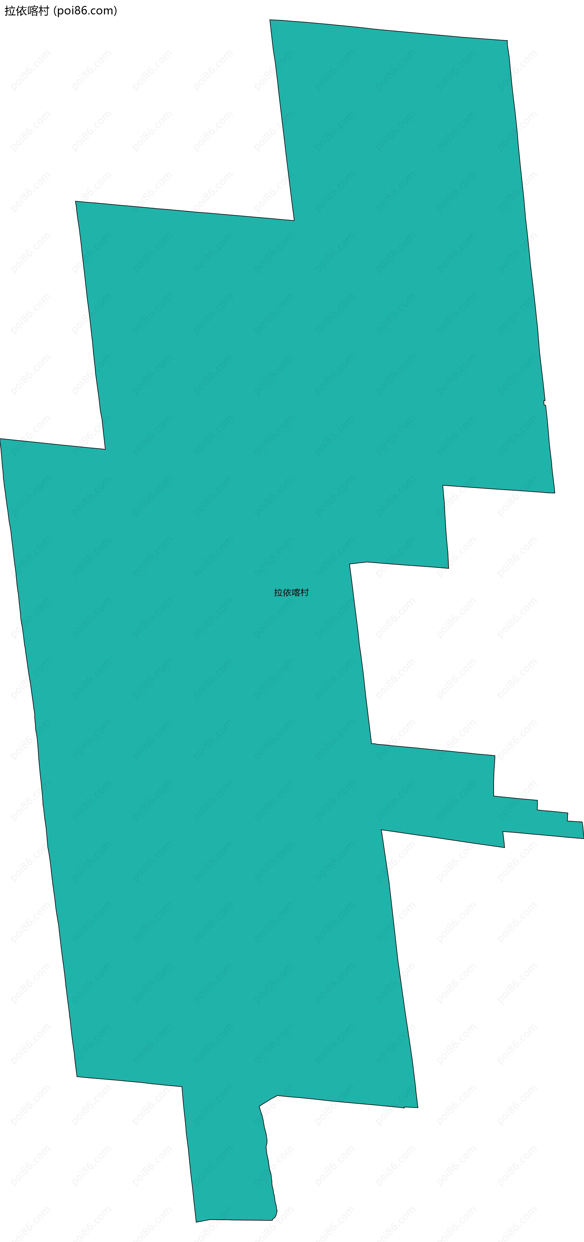 拉依喀村边界地图