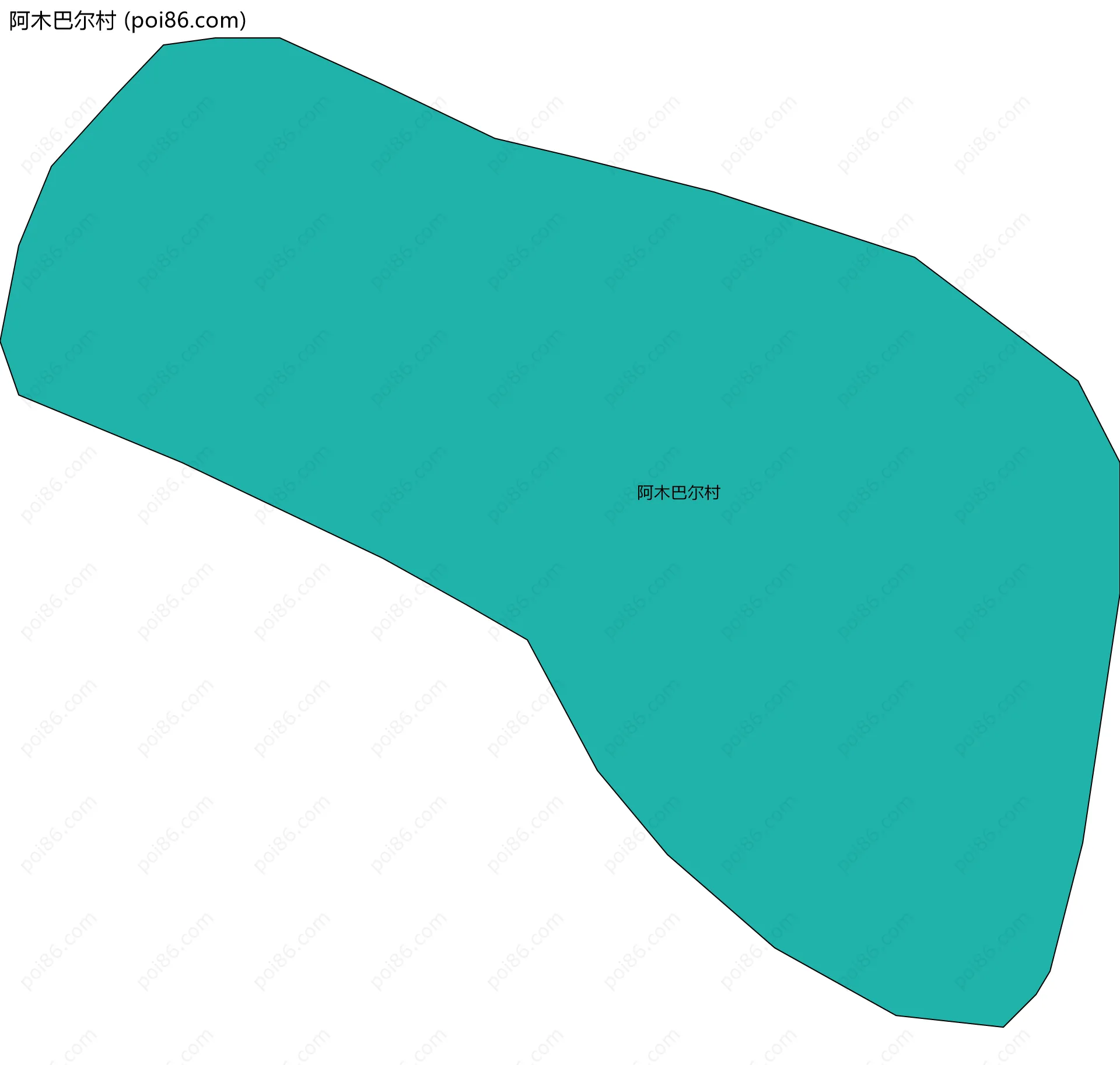阿木巴尔村边界地图