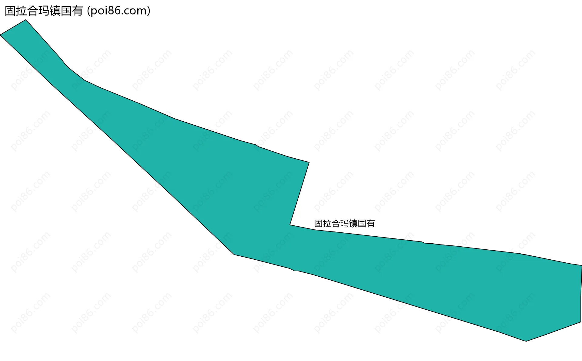 固拉合玛镇国有边界地图