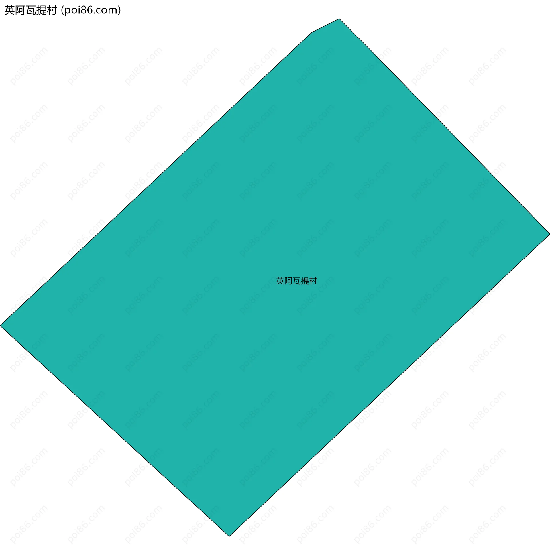 英阿瓦提村边界地图