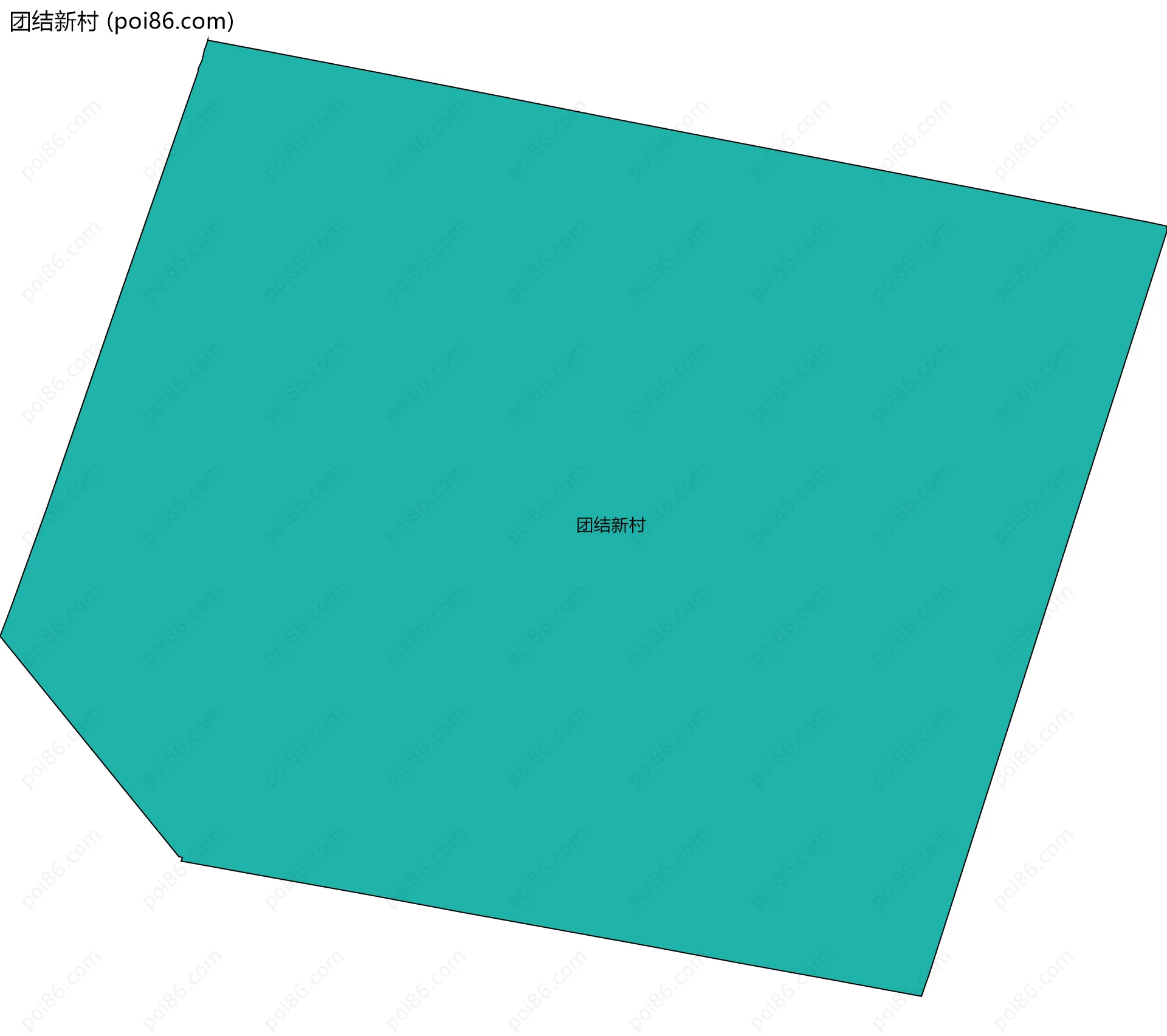 团结新村边界地图