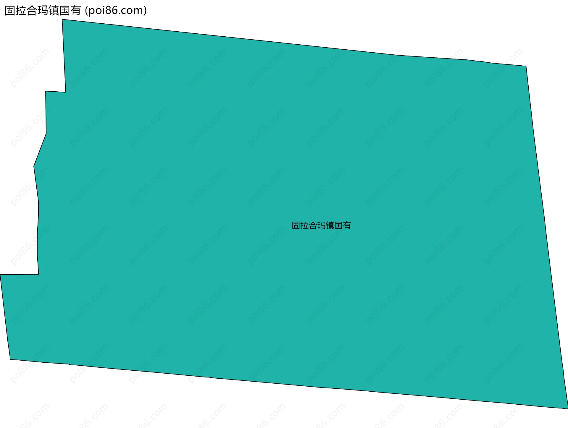 固拉合玛镇国有边界地图