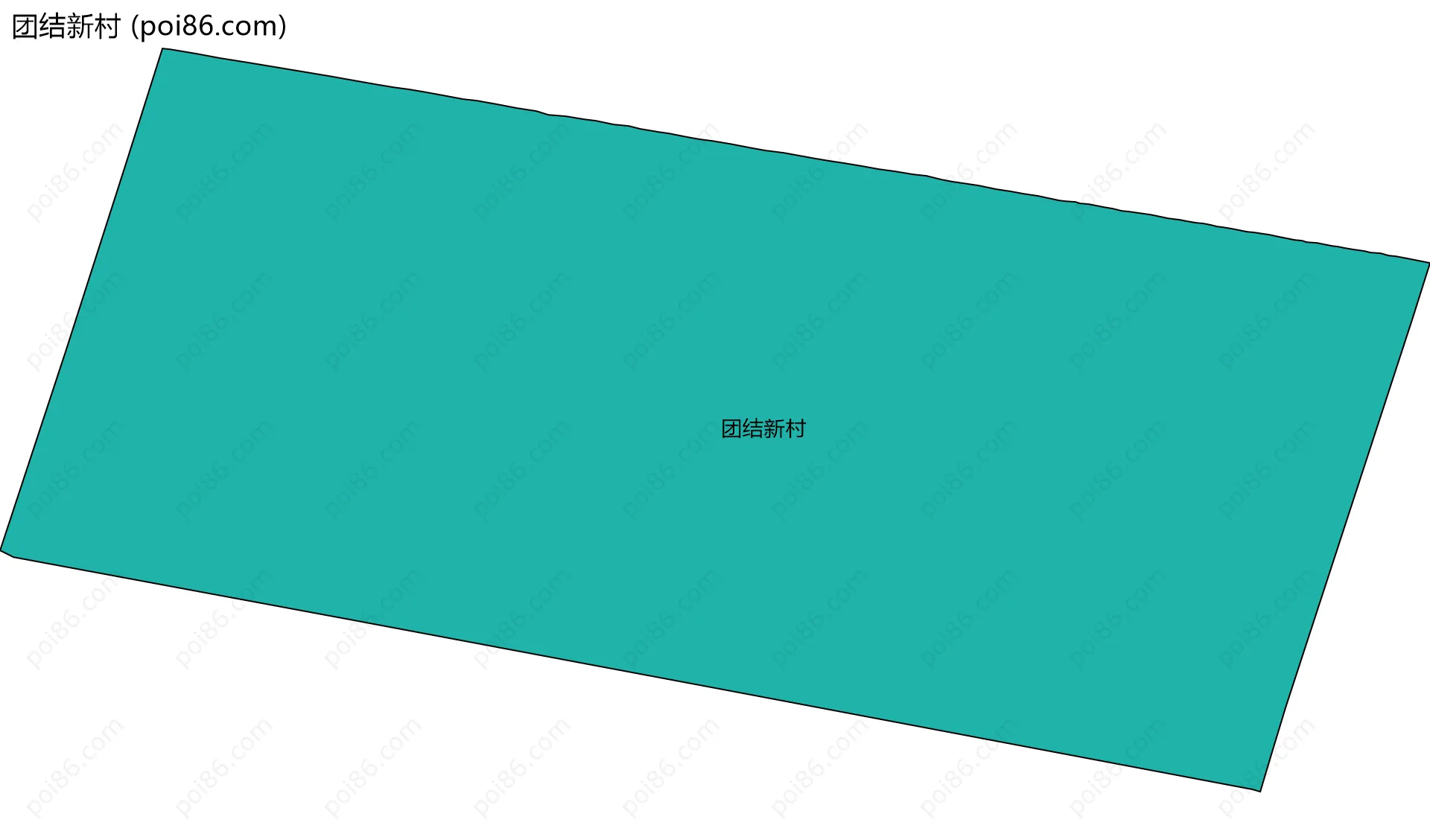 团结新村边界地图