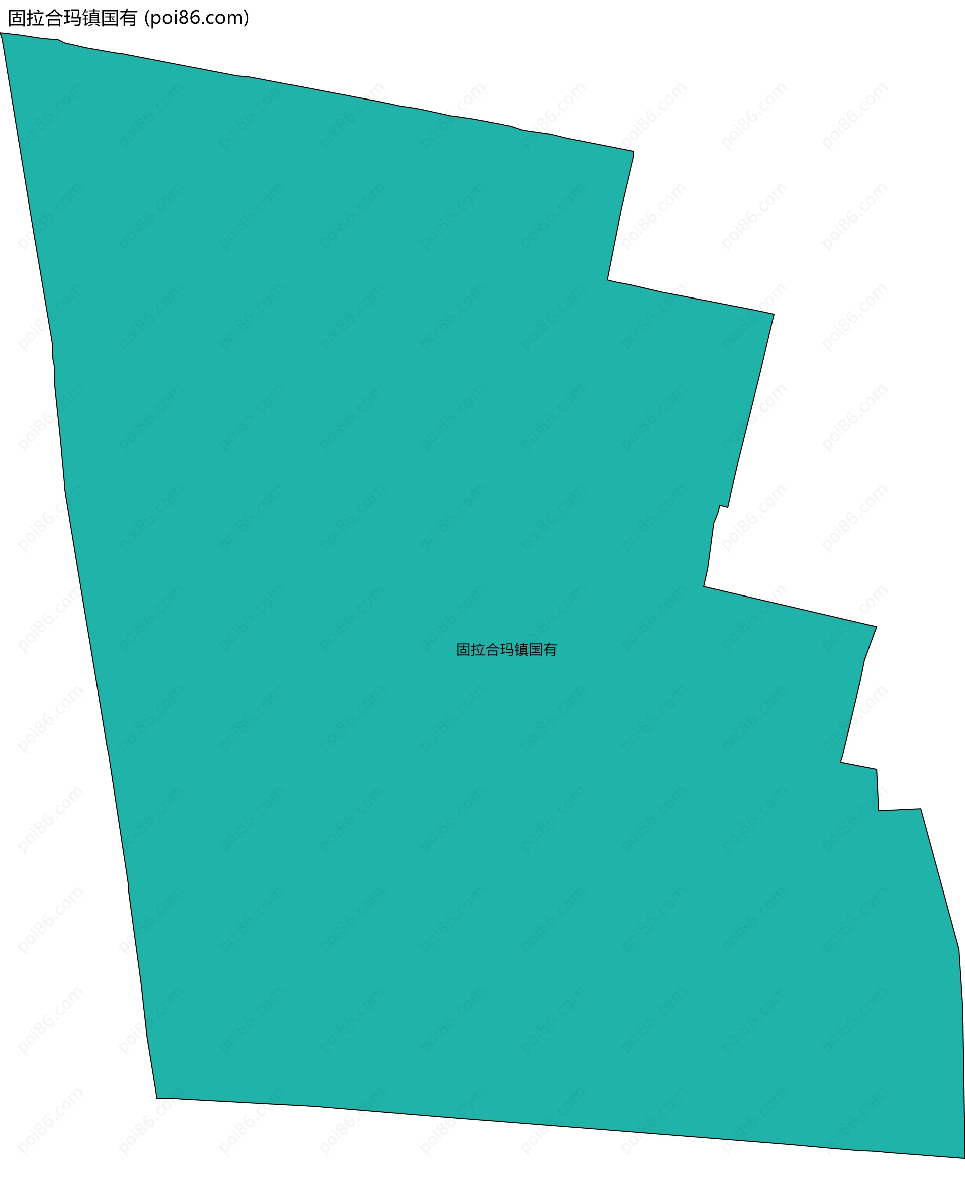 固拉合玛镇国有边界地图