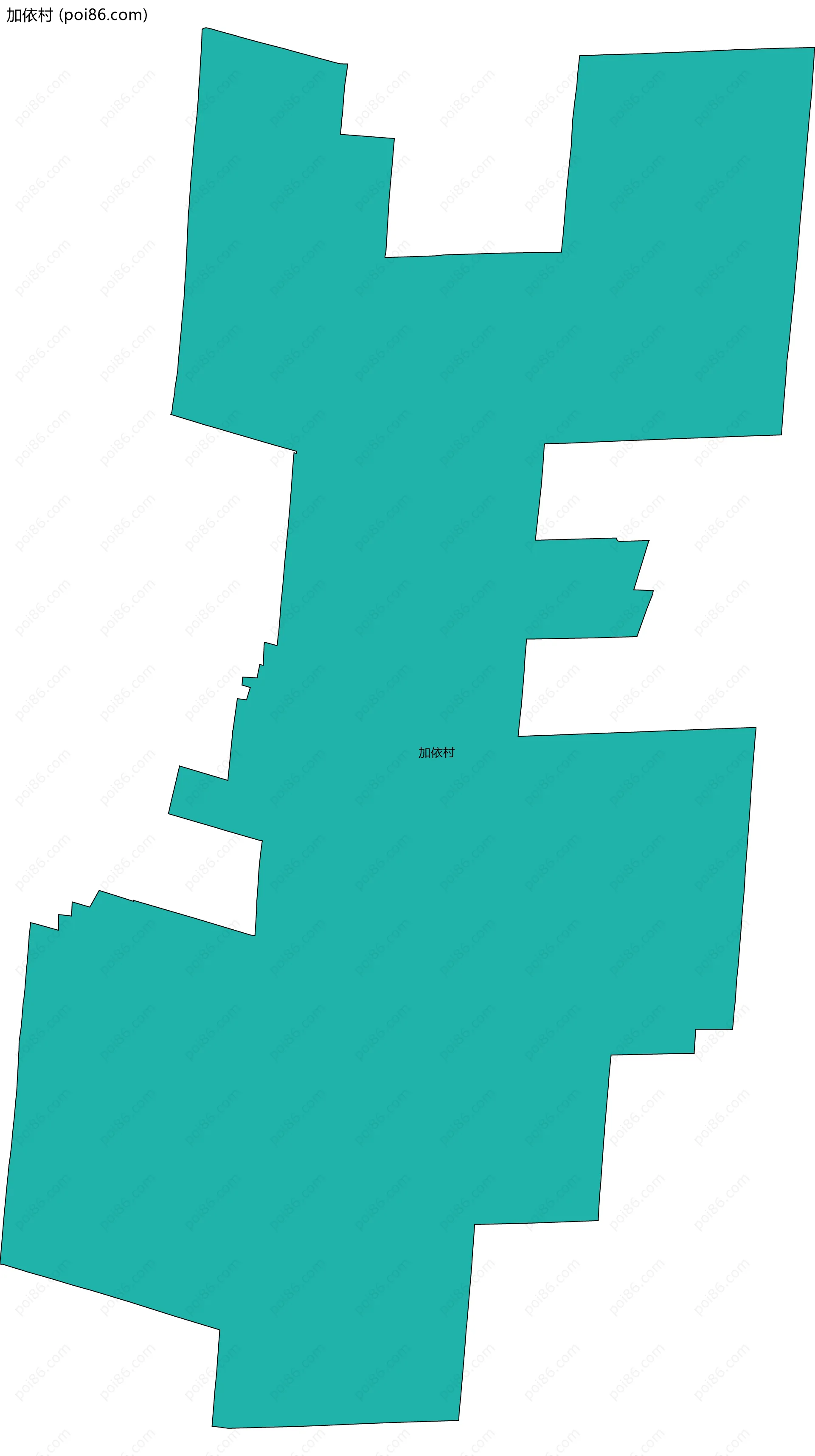 加依村边界地图