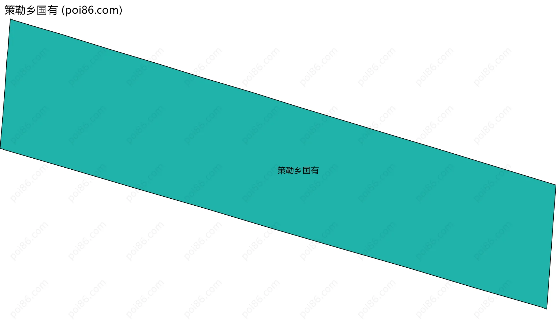 策勒乡国有边界地图