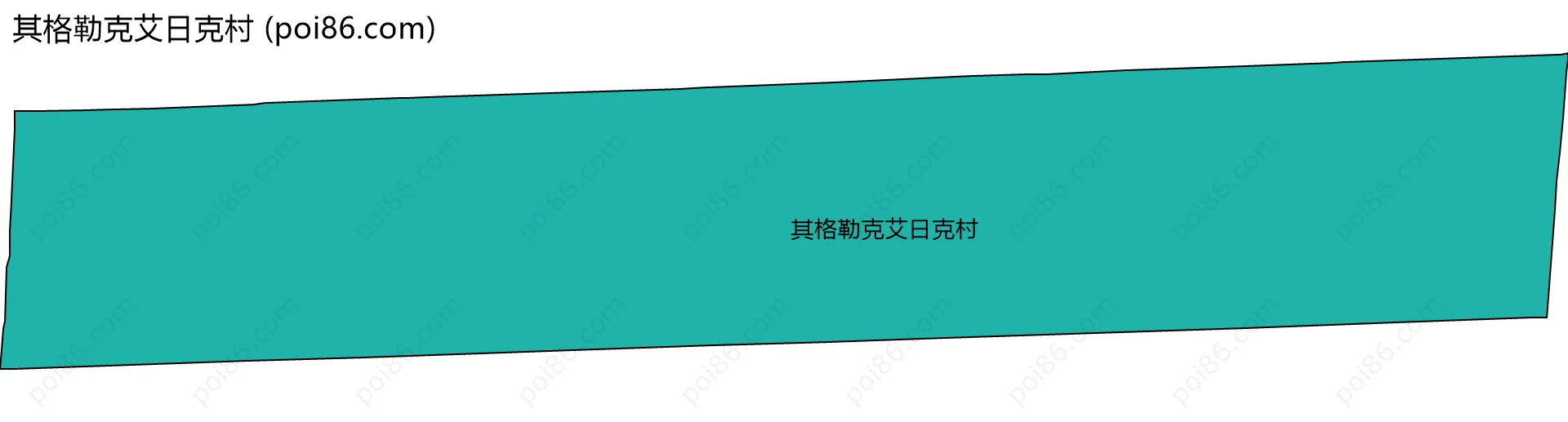 其格勒克艾日克村边界地图