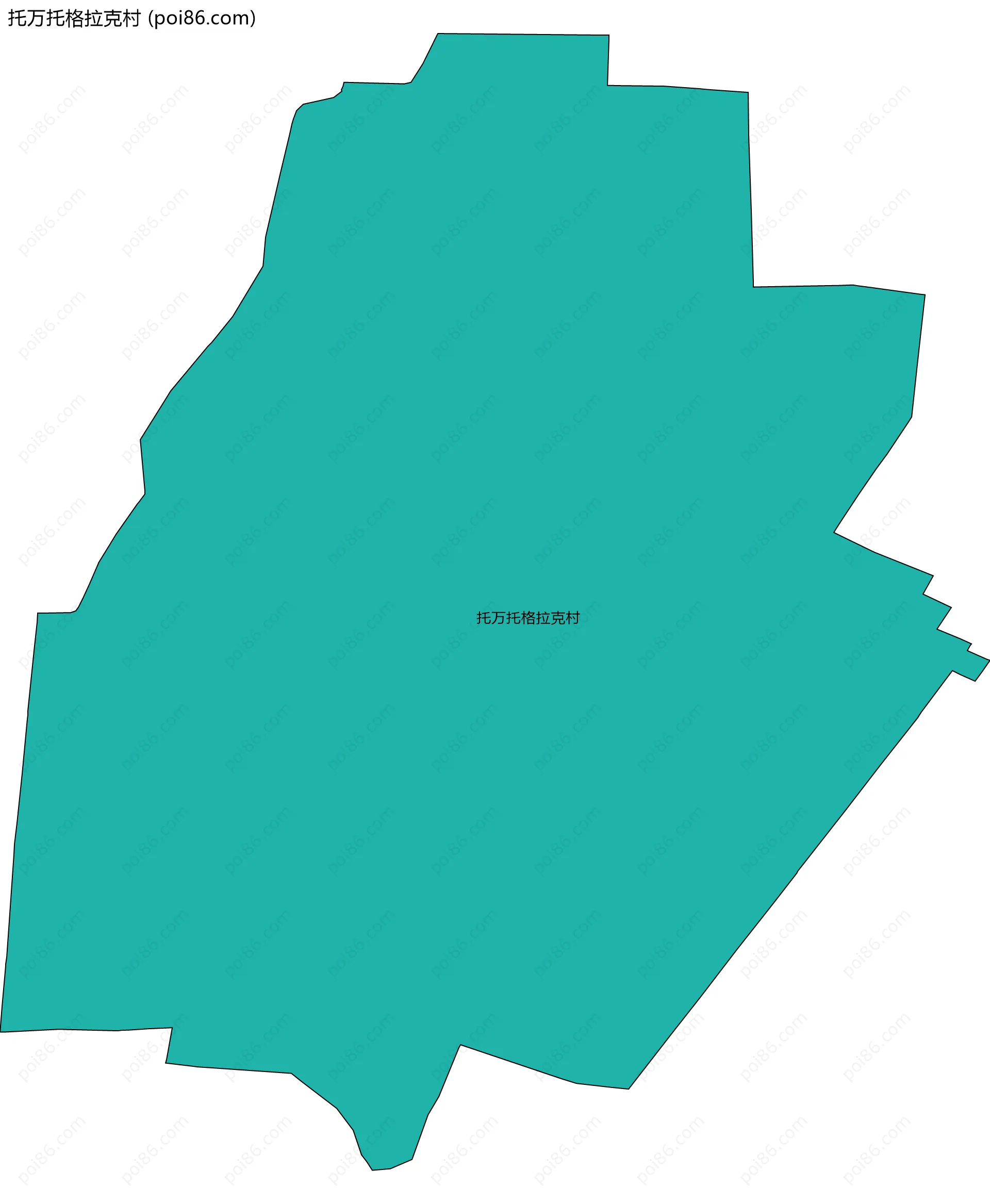 托万托格拉克村边界地图