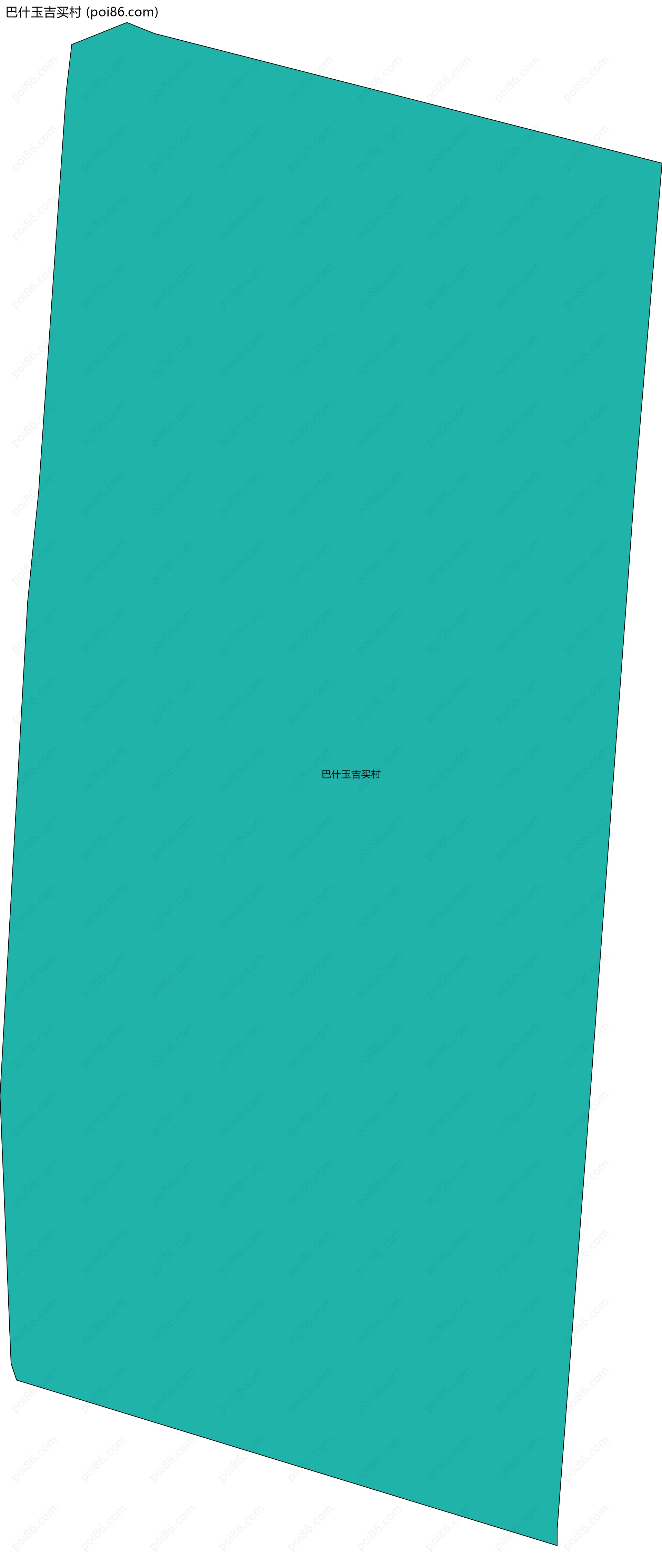 巴什玉吉买村边界地图