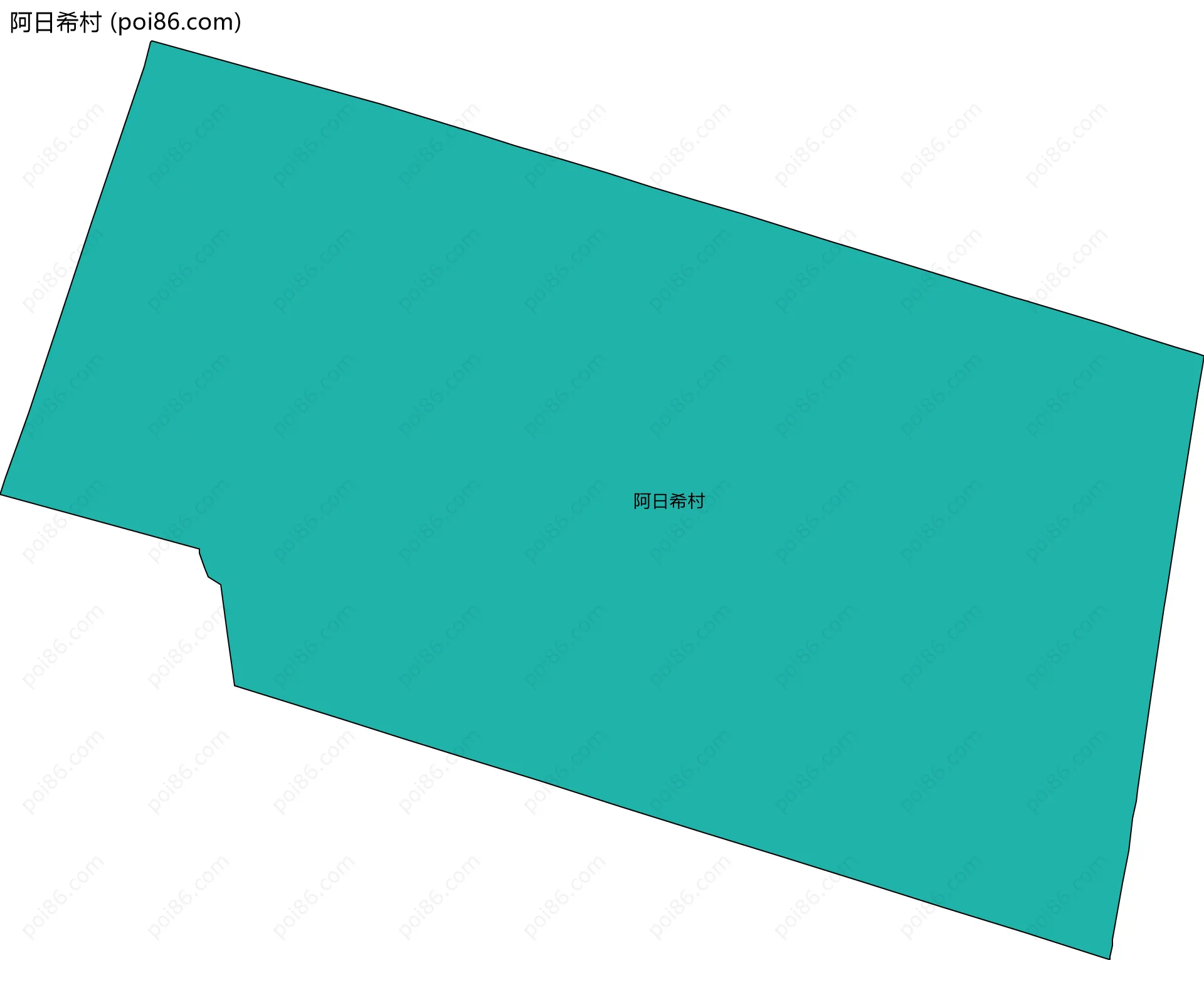 阿日希村边界地图