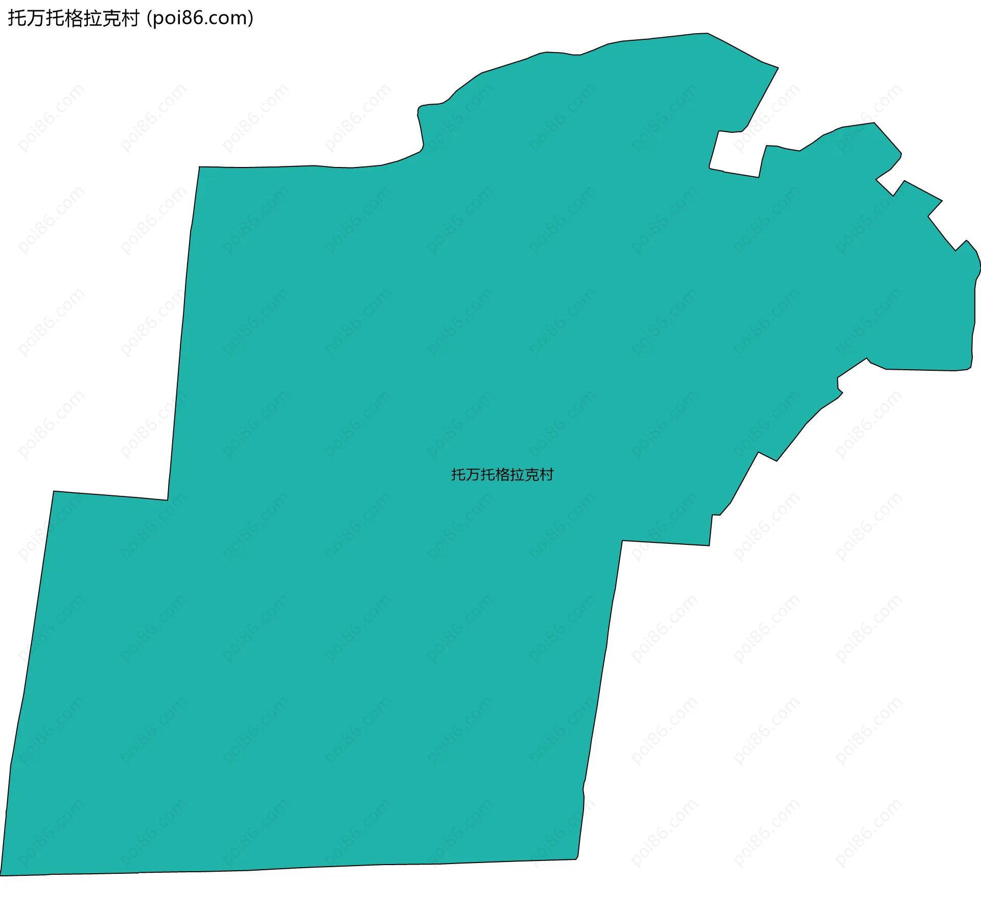 托万托格拉克村边界地图