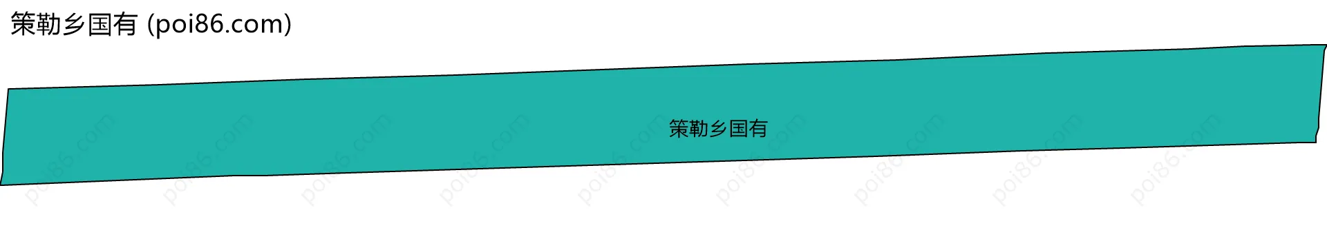 策勒乡国有边界地图