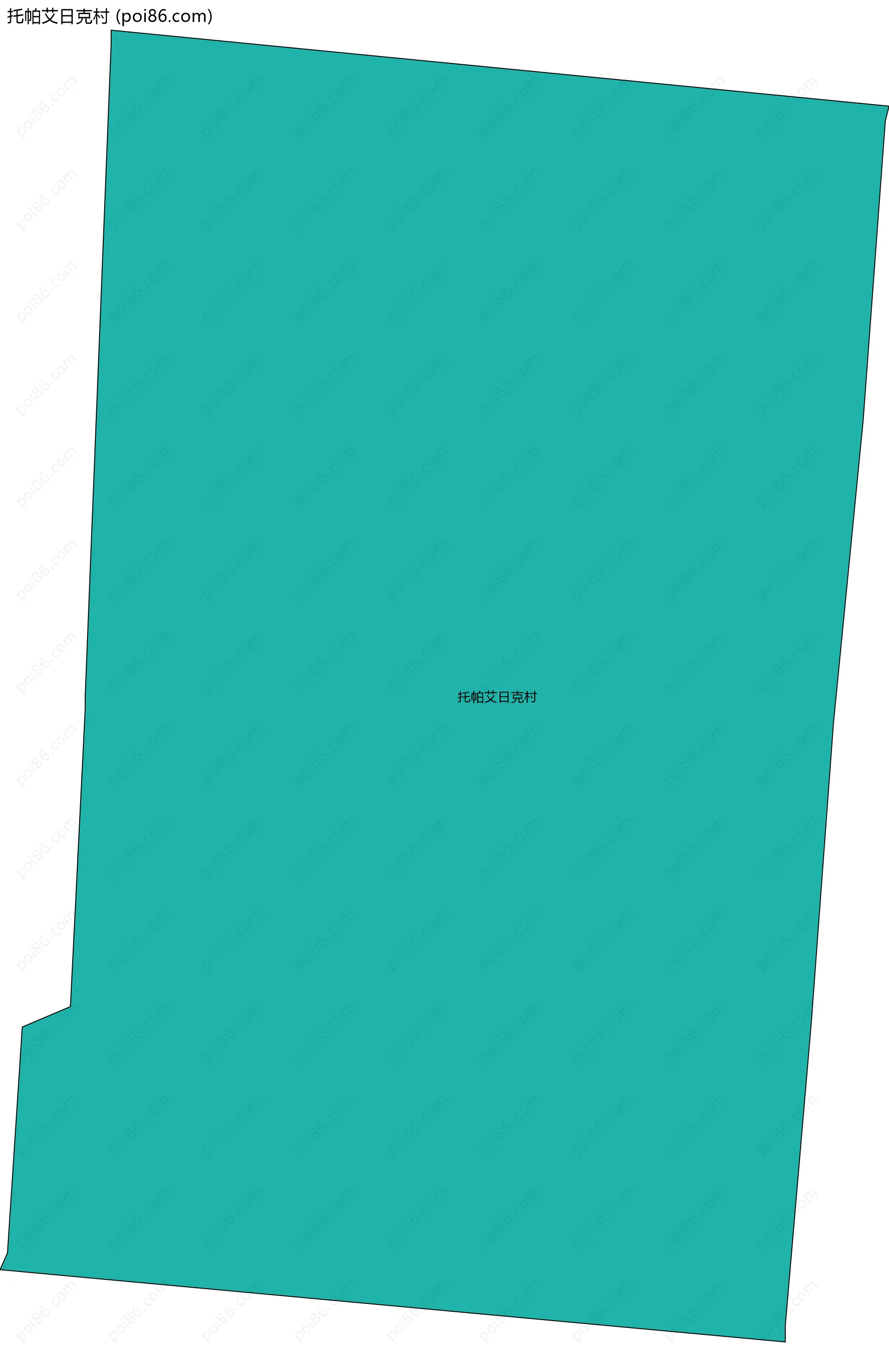 托帕艾日克村边界地图