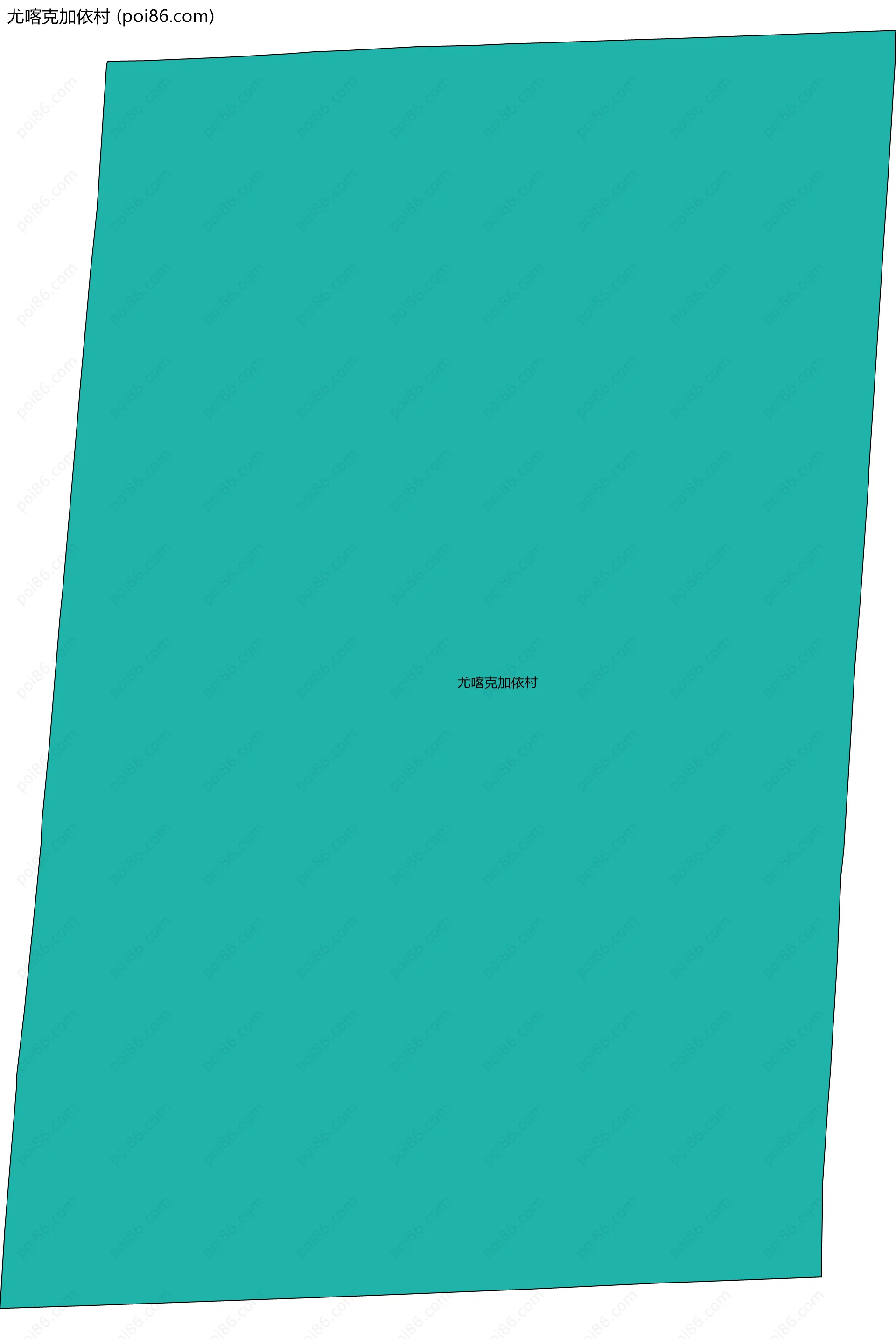 尤喀克加依村边界地图