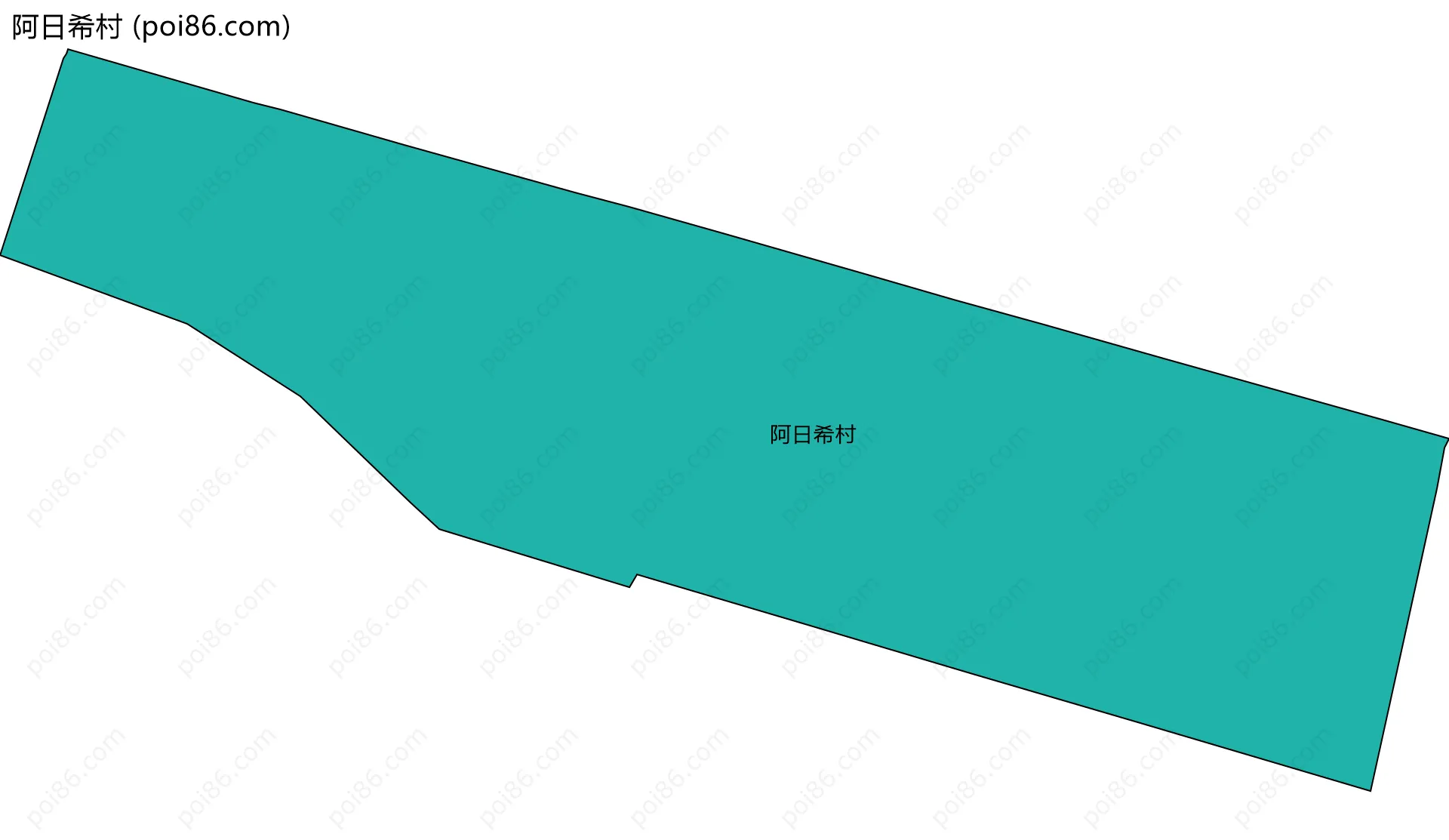 阿日希村边界地图