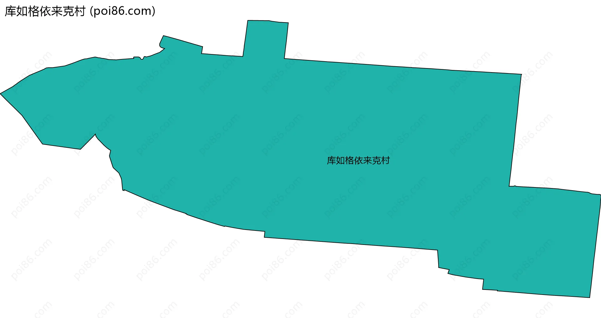 库如格依来克村边界地图