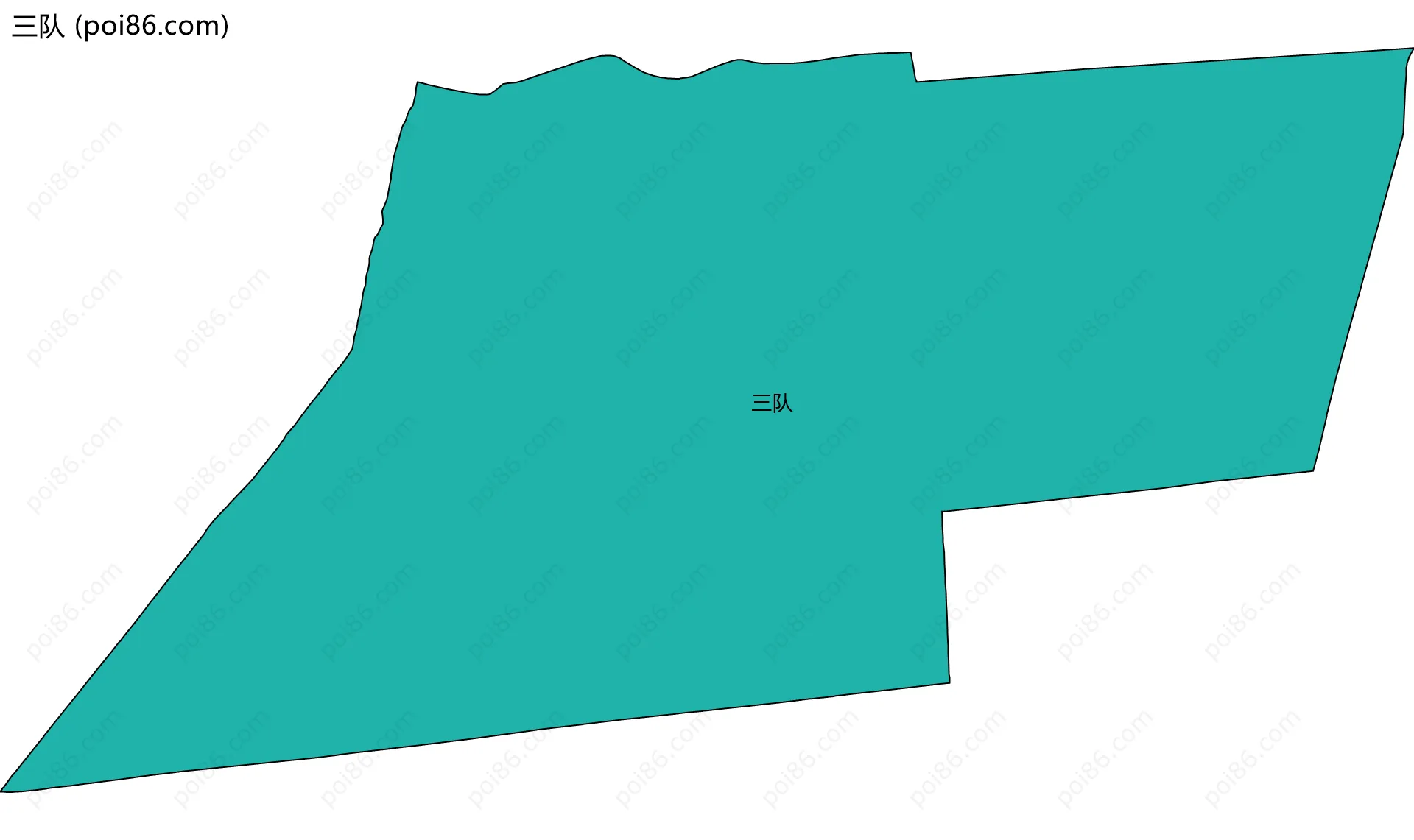 三队边界地图