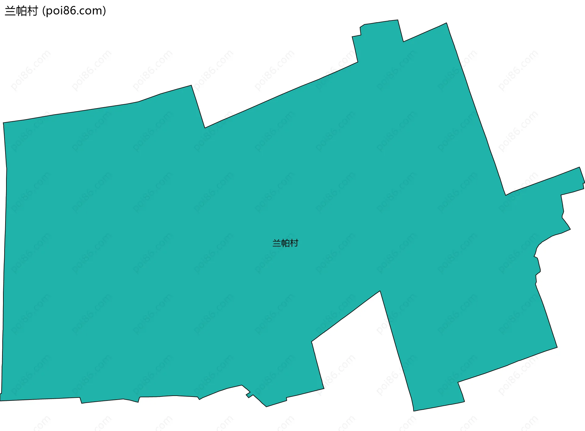 兰帕村边界地图