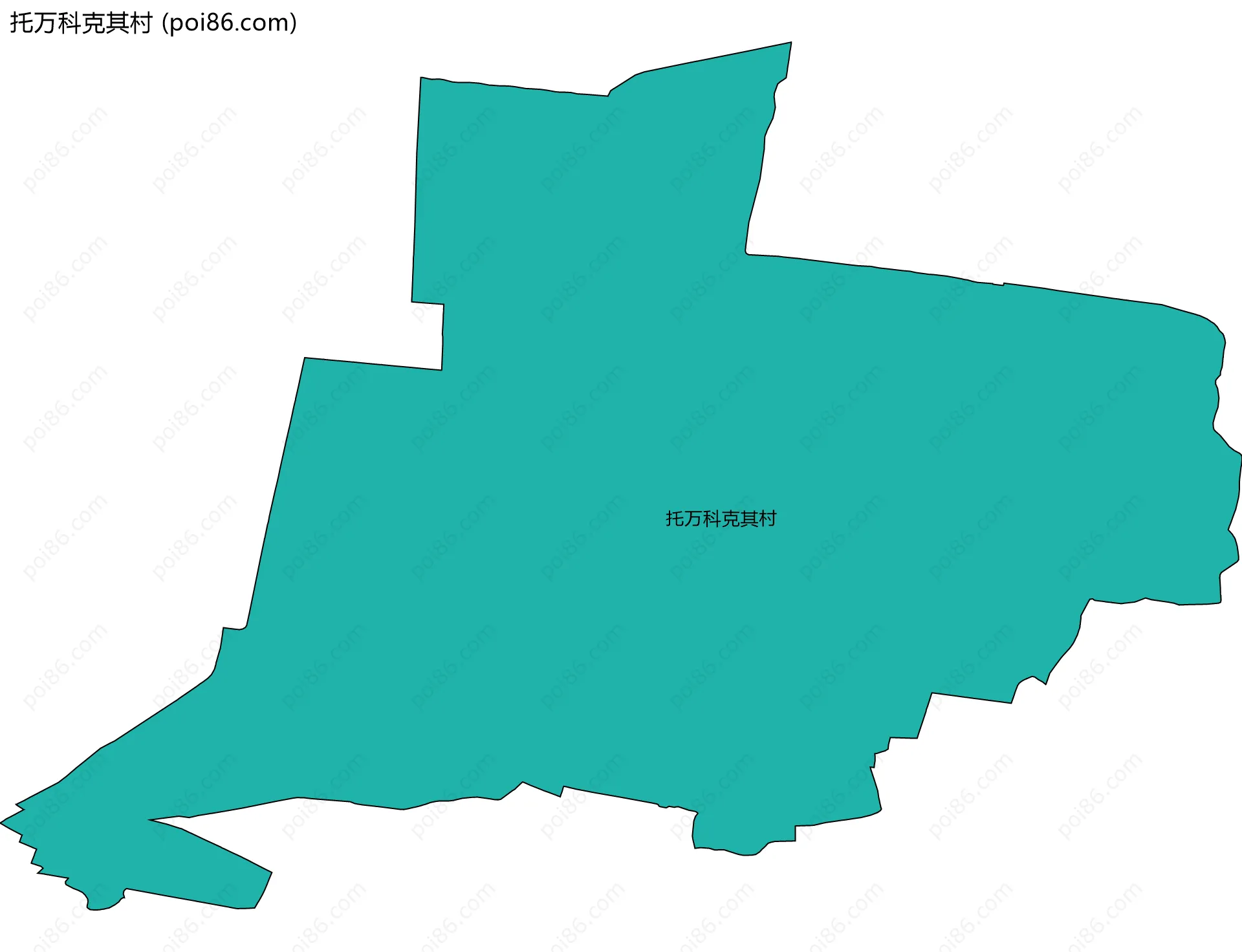 托万科克其村边界地图