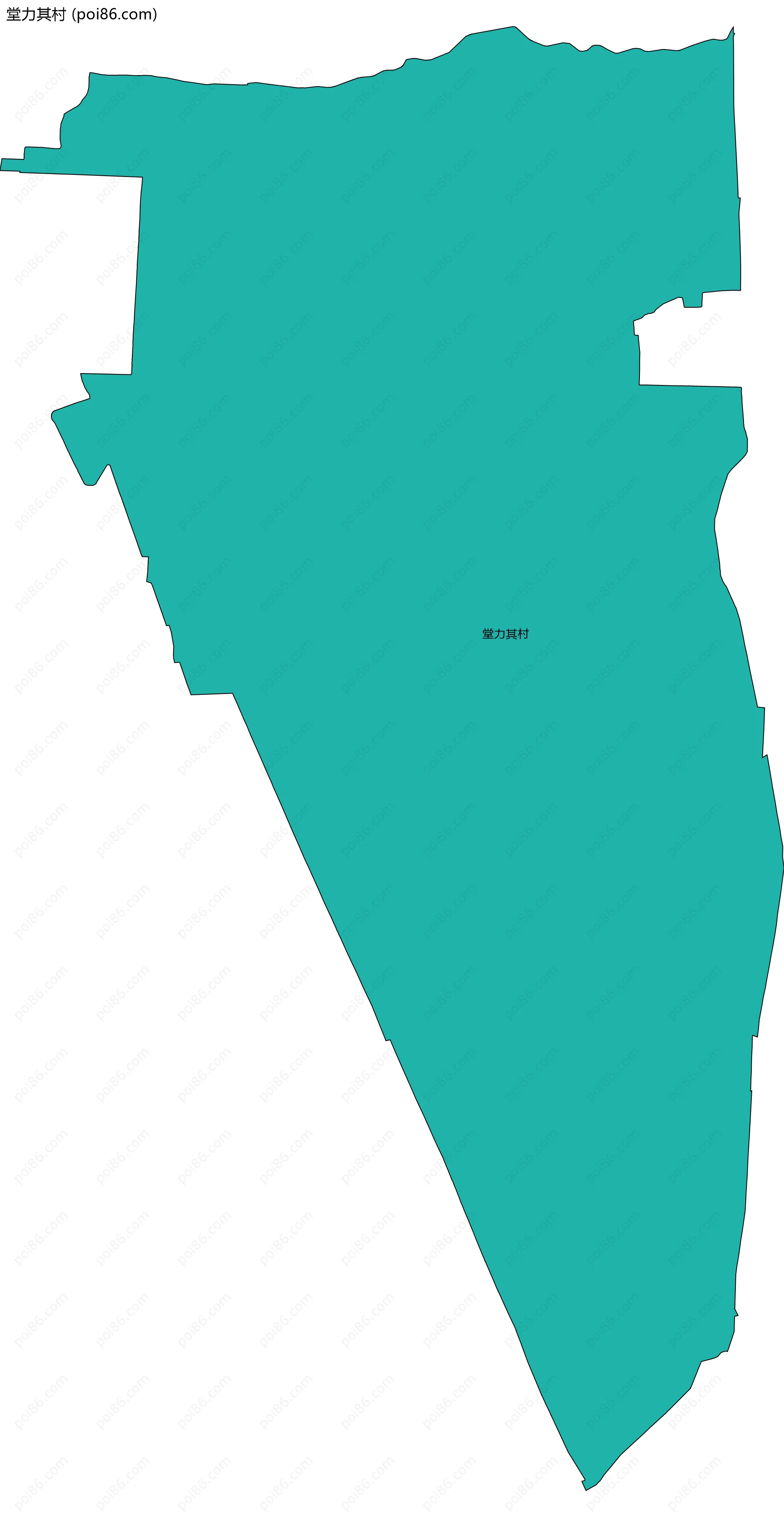 堂力其村边界地图