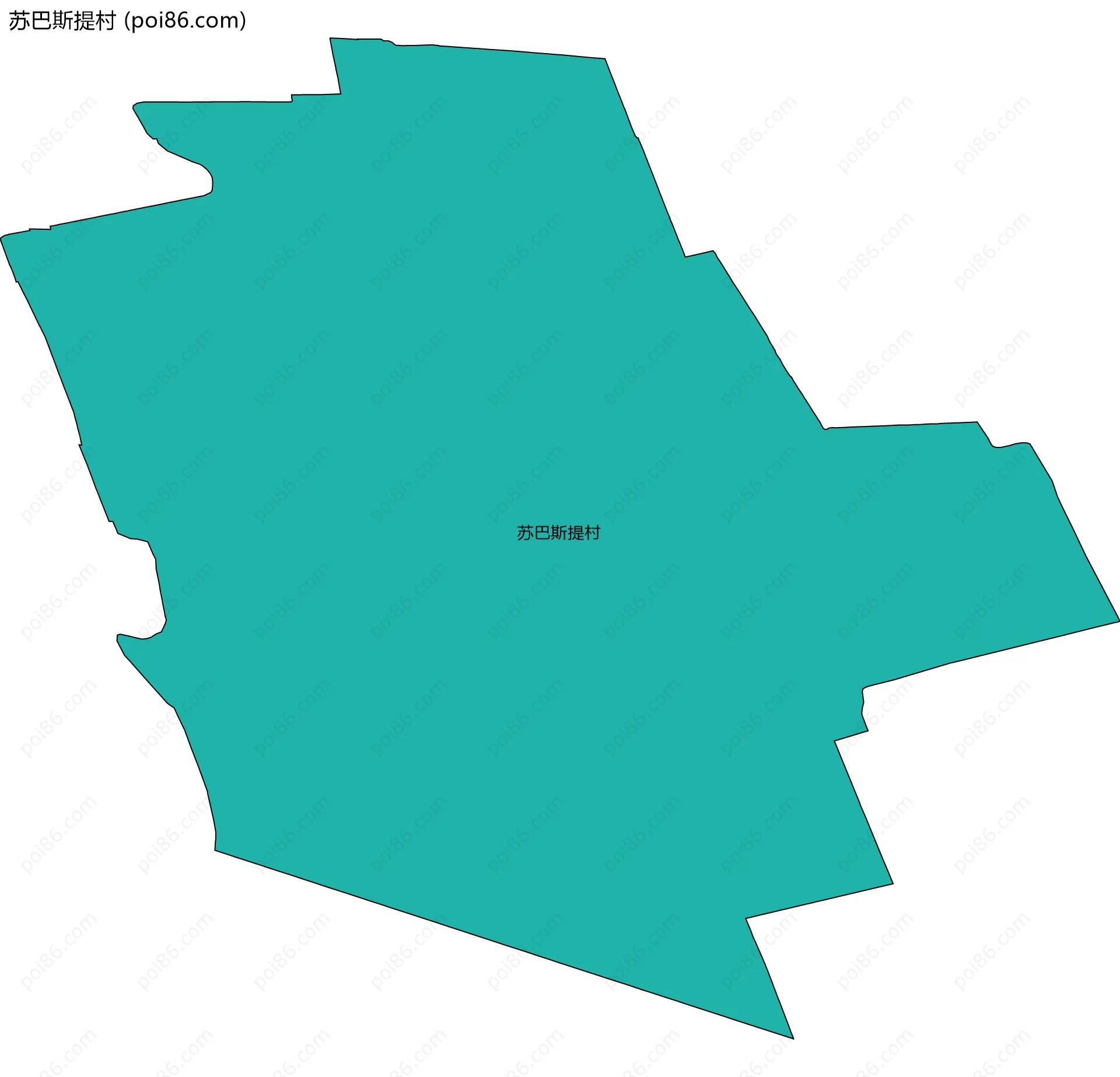 苏巴斯提村边界地图
