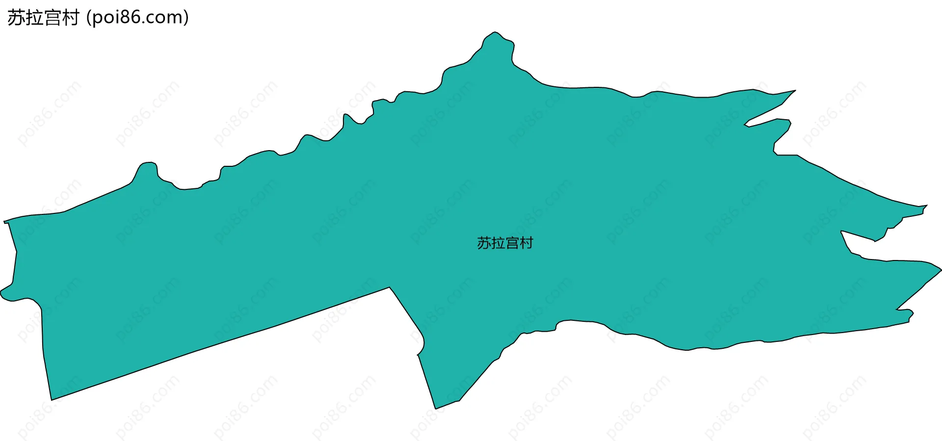苏拉宫村边界地图