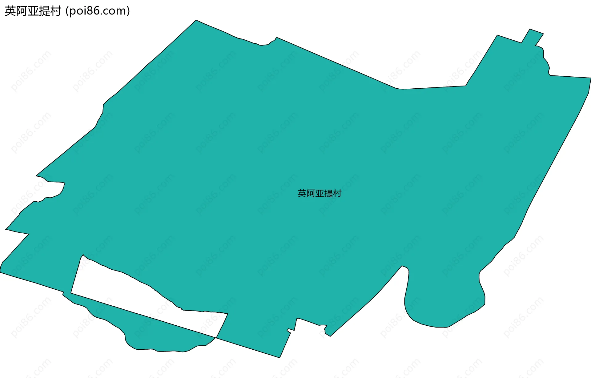 英阿亚提村边界地图