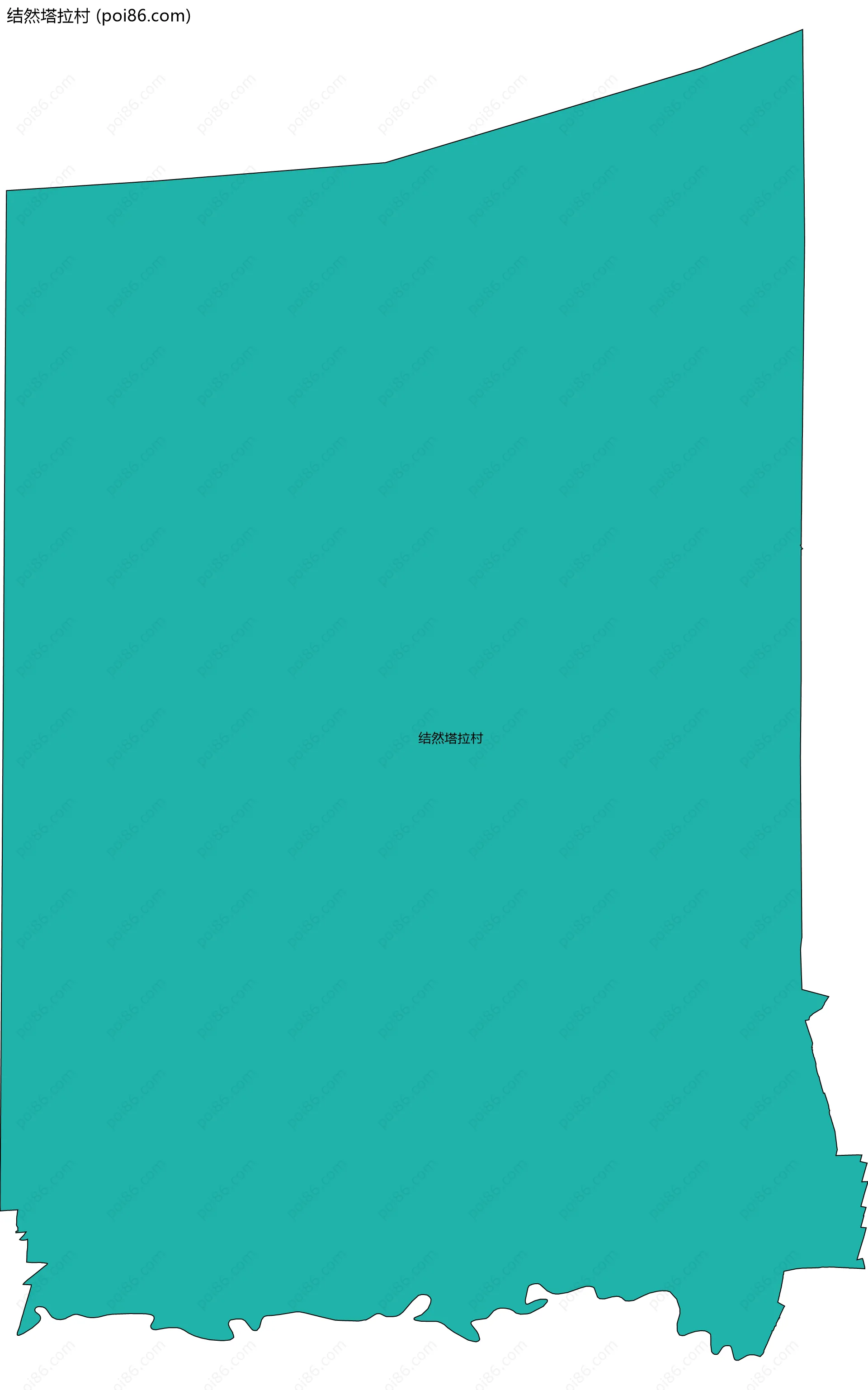 结然塔拉村边界地图